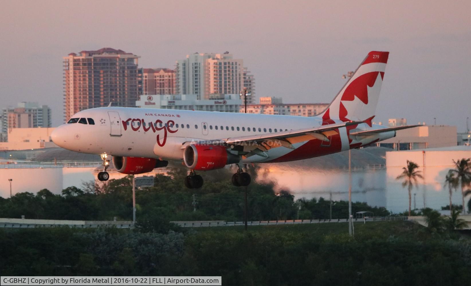 C-GBHZ, 1998 Airbus A319-114 C/N 813, Rouge