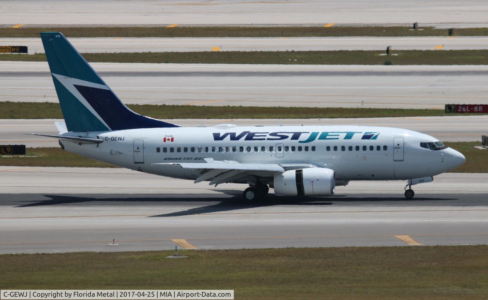 C-GEWJ, 2006 Boeing 737-6CT C/N 35571, West Jet