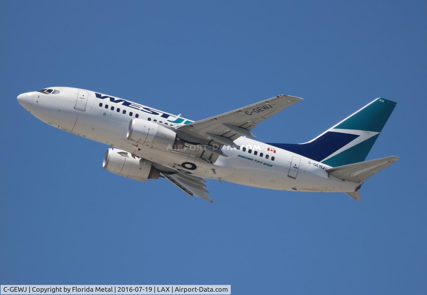 C-GEWJ, 2006 Boeing 737-6CT C/N 35571, West Jet