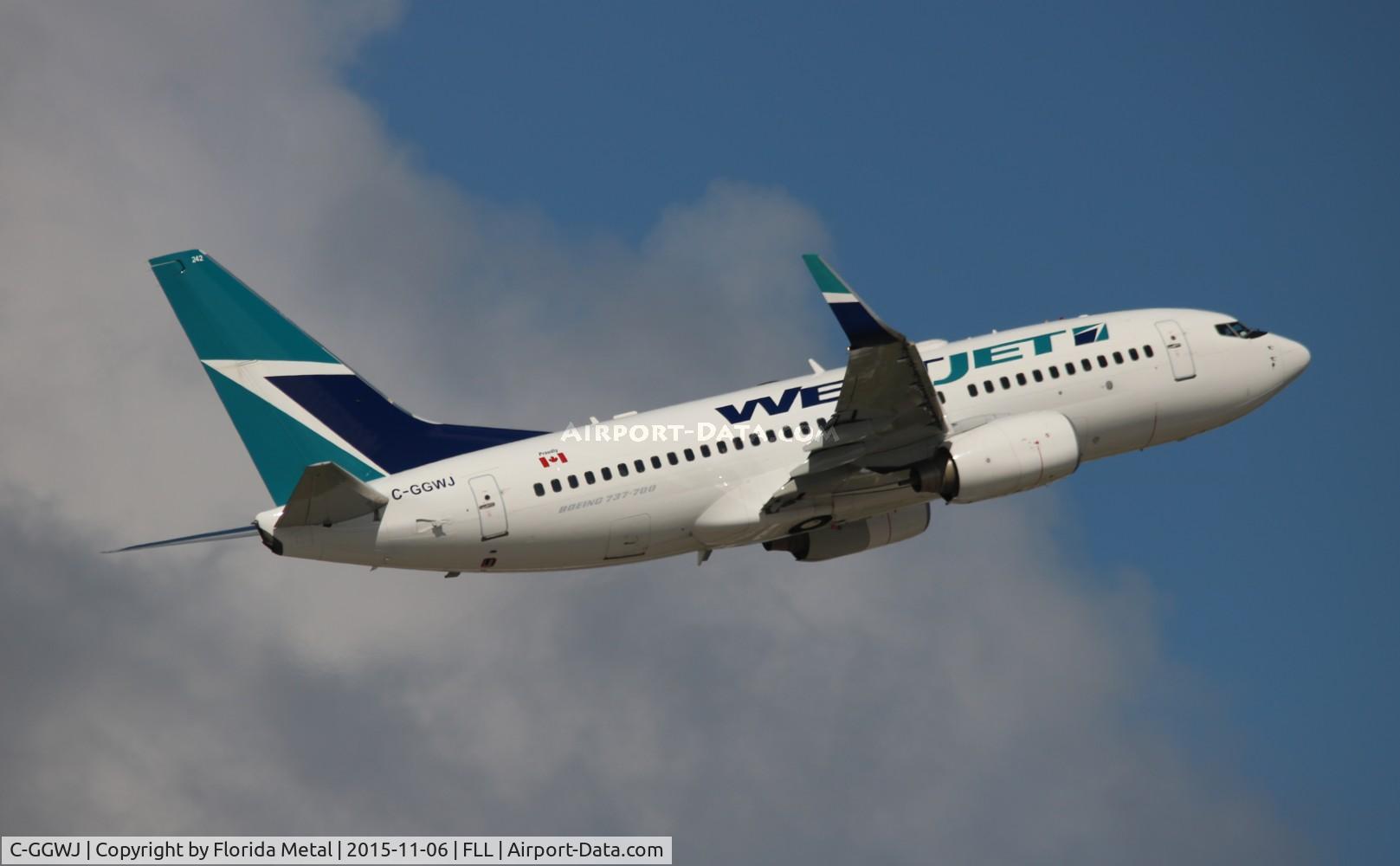 C-GGWJ, 2007 Boeing 737-7CT C/N 35503, West Jet