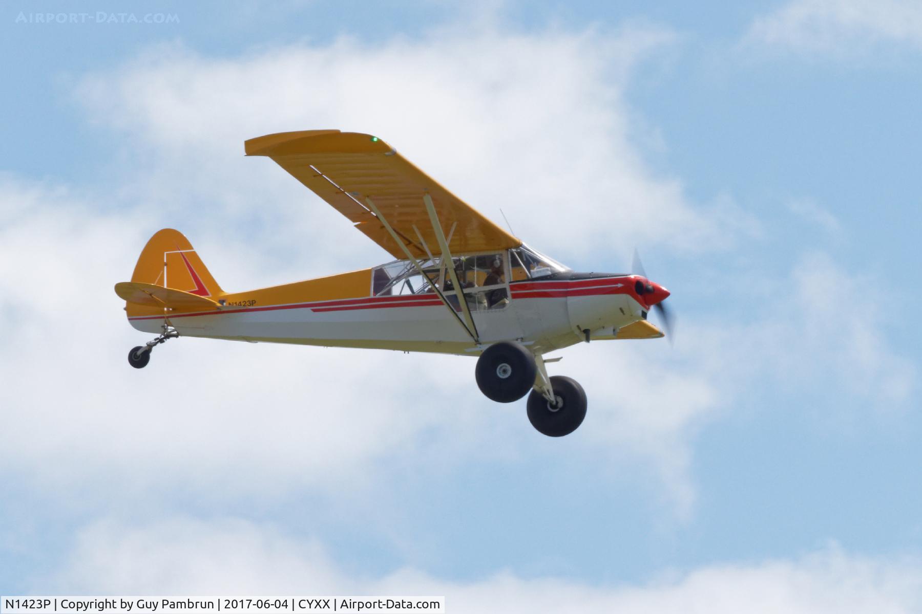 N1423P, 1948 Piper PA-14 Family Cruiser C/N 14-23, Landing
