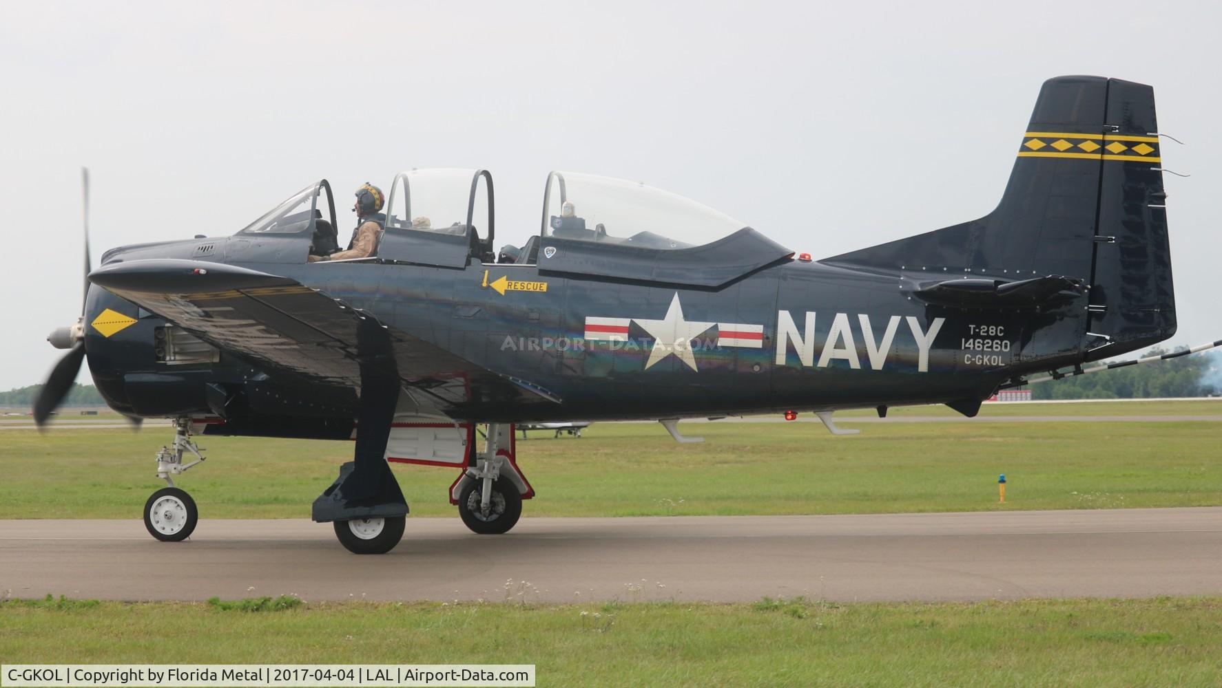 C-GKOL, 1957 North American T-28C Trojan C/N 252-23, T-28C
