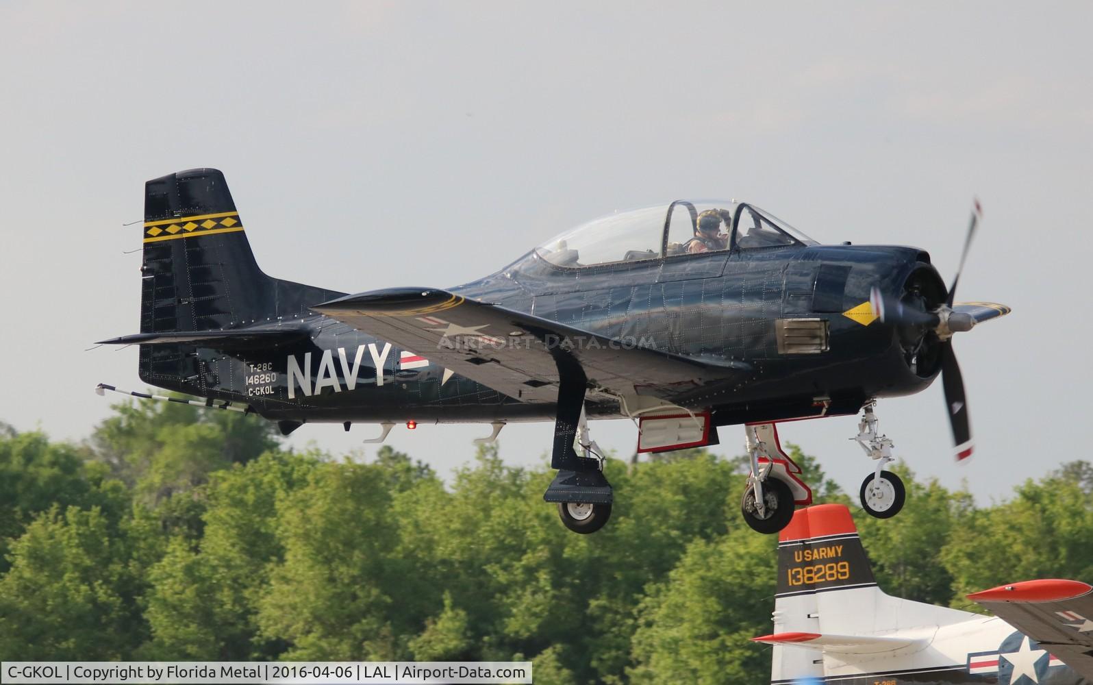 C-GKOL, 1957 North American T-28C Trojan C/N 252-23, T-28C