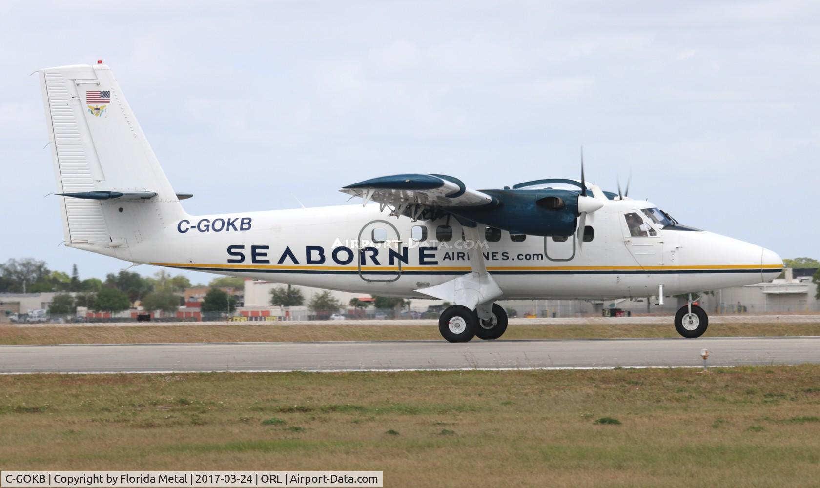 C-GOKB, 1972 De Havilland Canada DHC-6-300 Twin Otter C/N 339, Seaborne Airlines