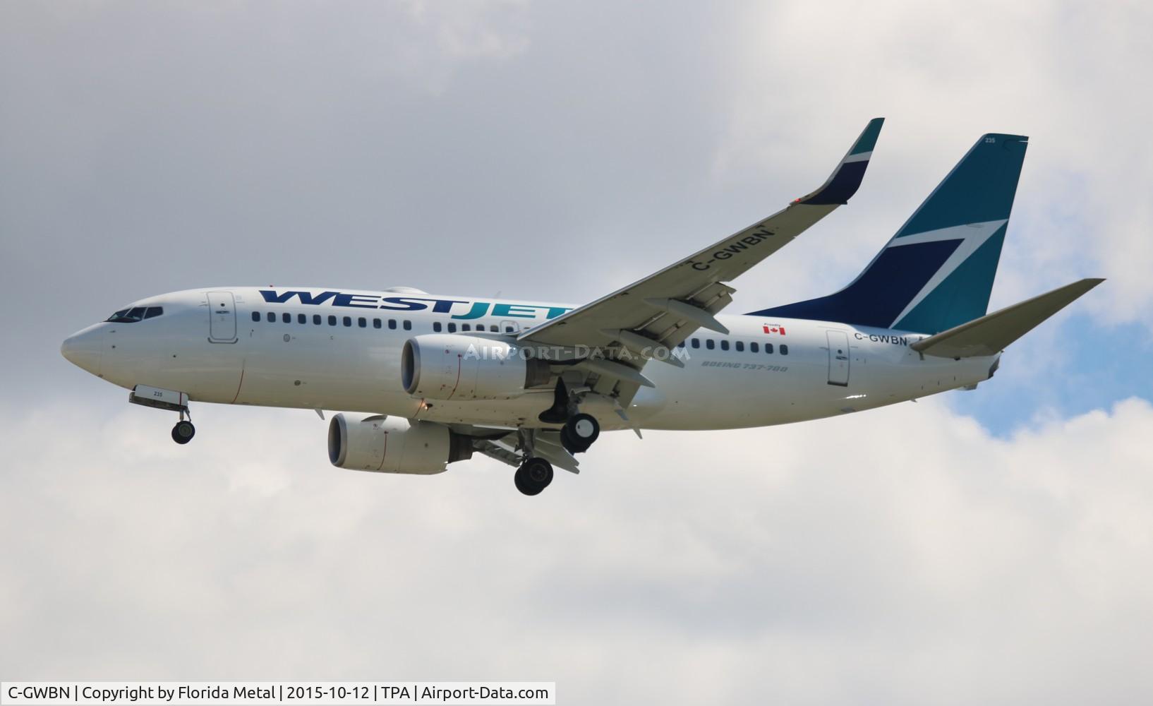 C-GWBN, 2005 Boeing 737-7CT C/N 34155, West Jet