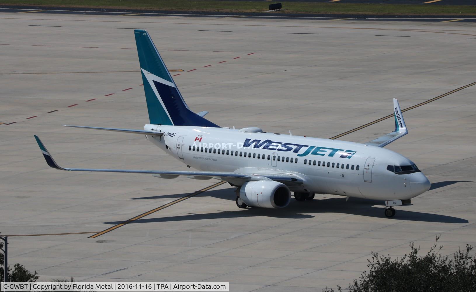 C-GWBT, 2003 Boeing 737-7CT C/N 32755, West Jet