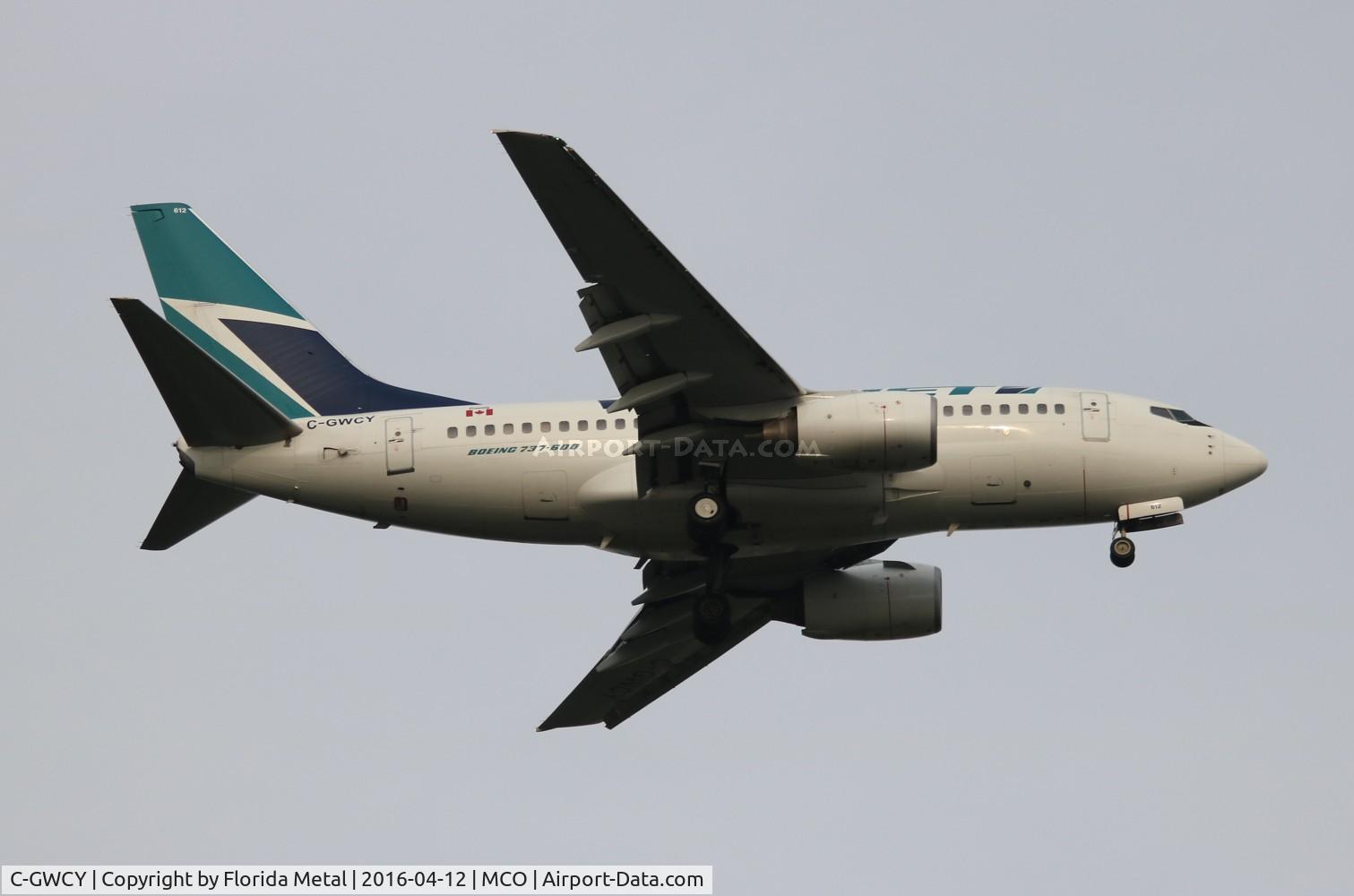 C-GWCY, 2006 Boeing 737-6CT C/N 35113, West Jet