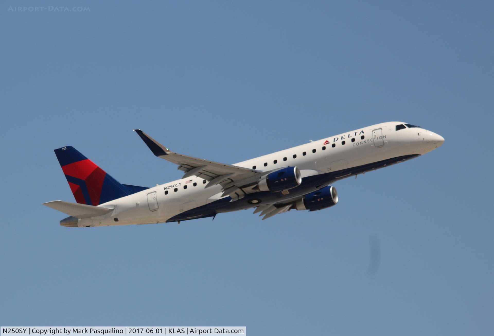 N250SY, 2016 Embraer 175LR (ERJ-170-200LR) C/N 17000610, ERJ 170-200 LR