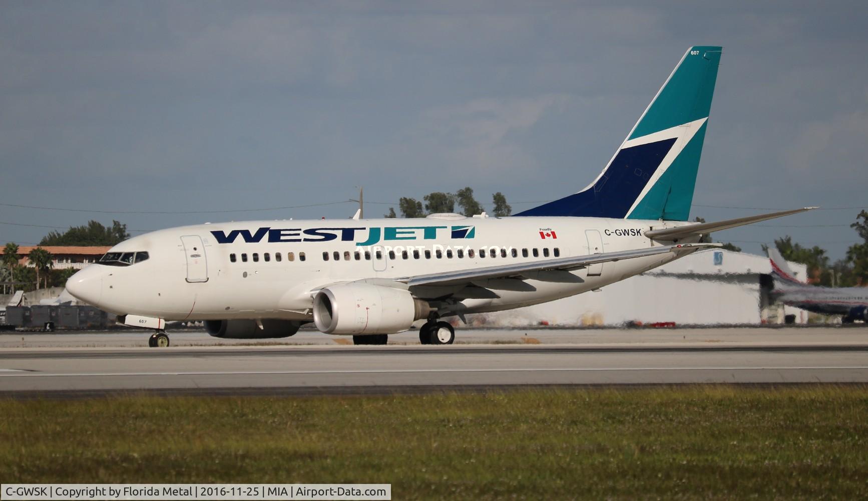 C-GWSK, 2006 Boeing 737-6CT C/N 34287, West Jet