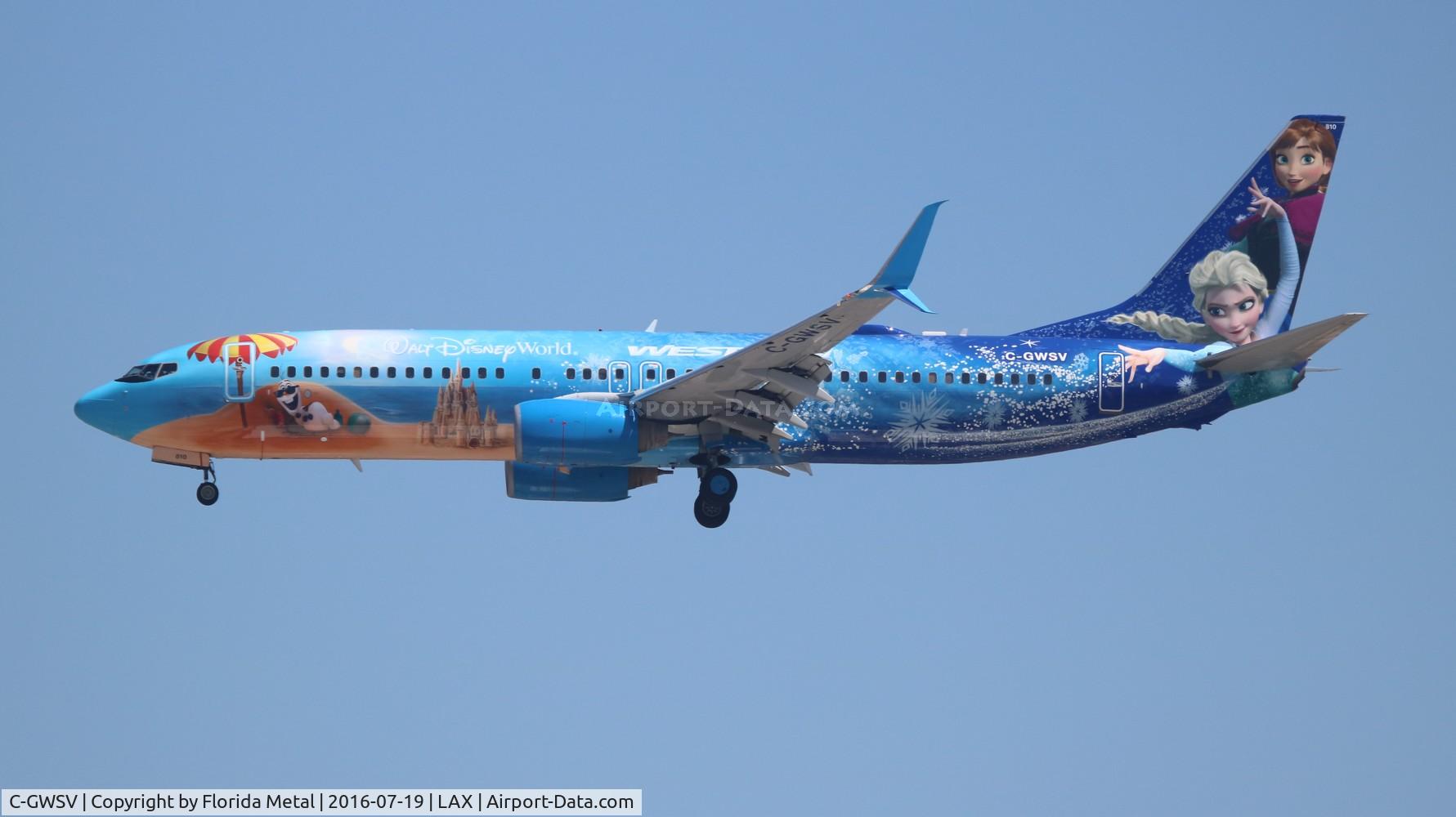 C-GWSV, 2009 Boeing 737-8CT C/N 37158, West Jet Frozen