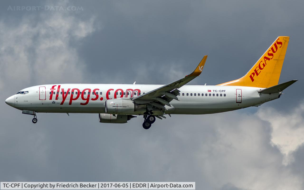 TC-CPF, 2012 Boeing 737-82R C/N 40879, on final RW27