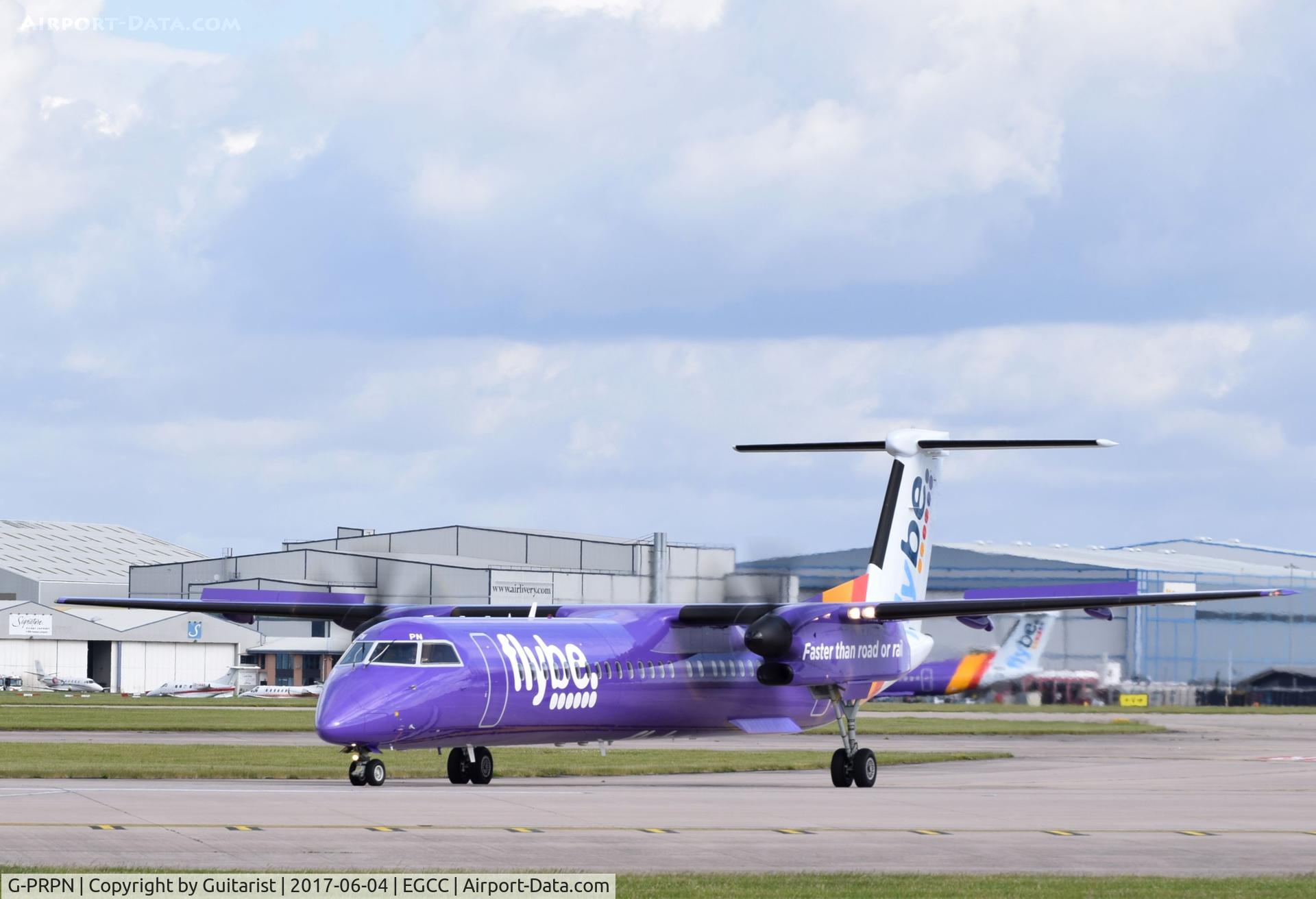 G-PRPN, 2008 Bombardier DHC-8-402 Dash 8 C/N 4213, At Manchester