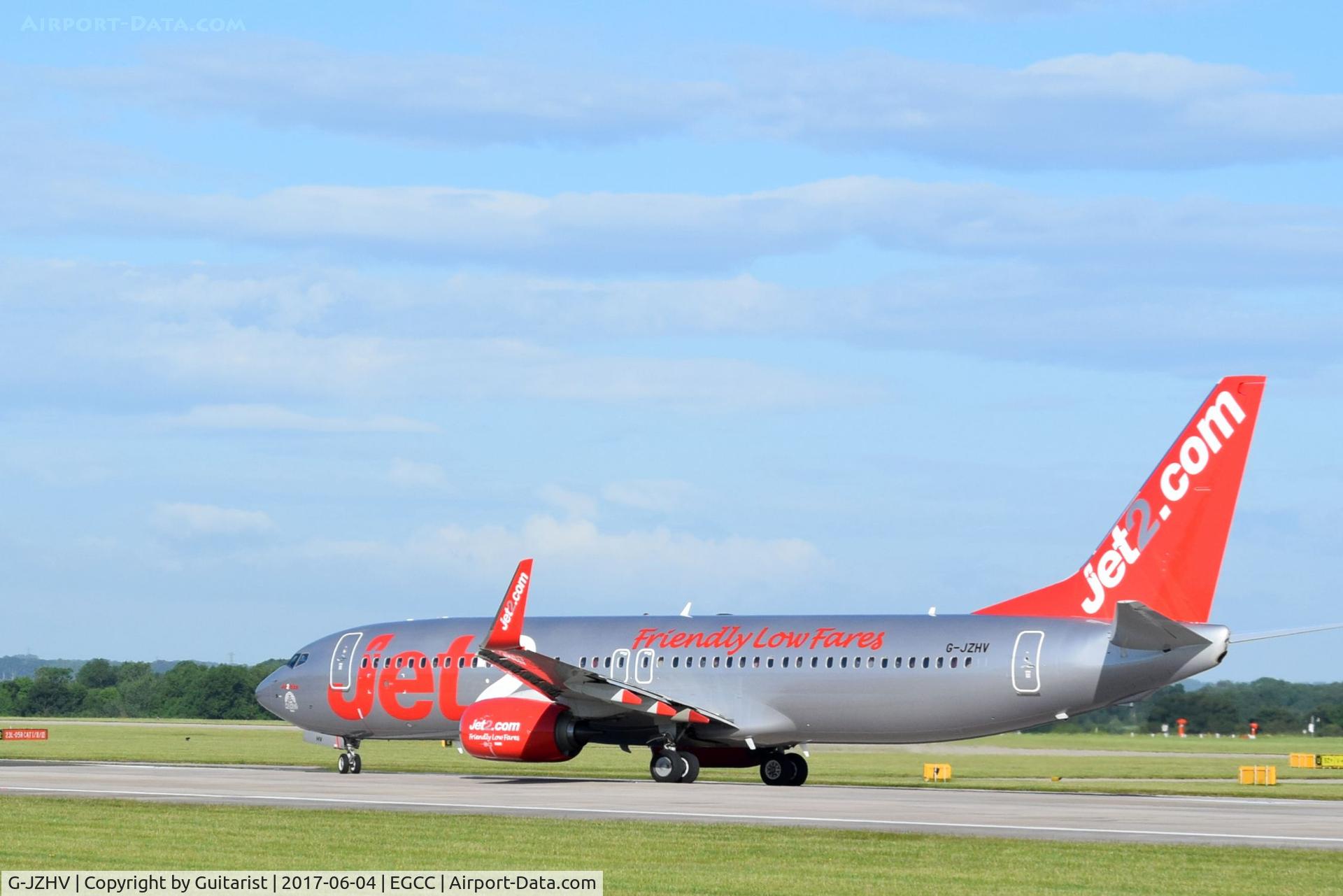 G-JZHV, 2017 Boeing 737-8MG C/N 63152, At Manchester