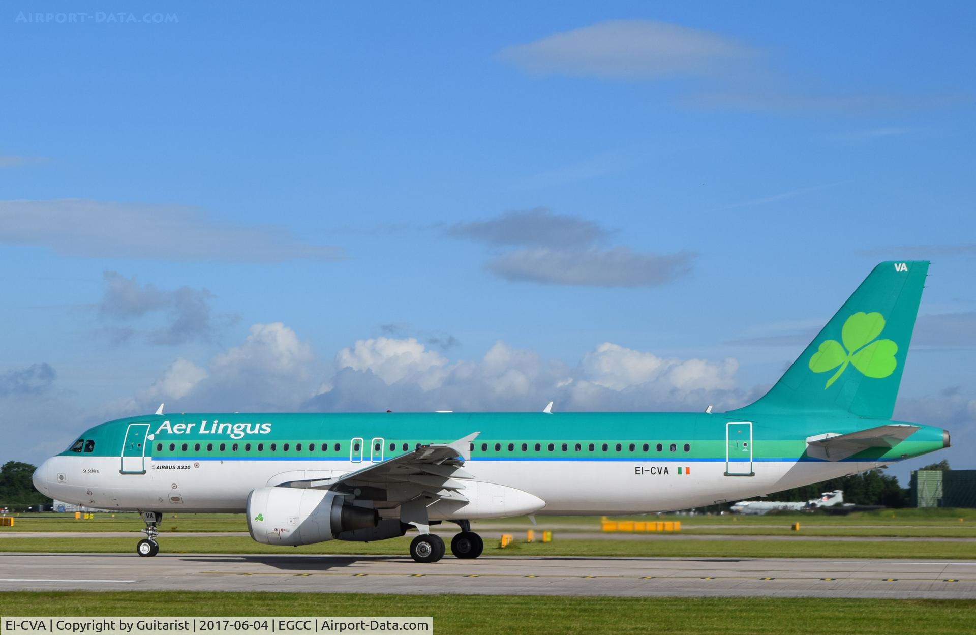 EI-CVA, 2000 Airbus A320-214 C/N 1242, At Manchester