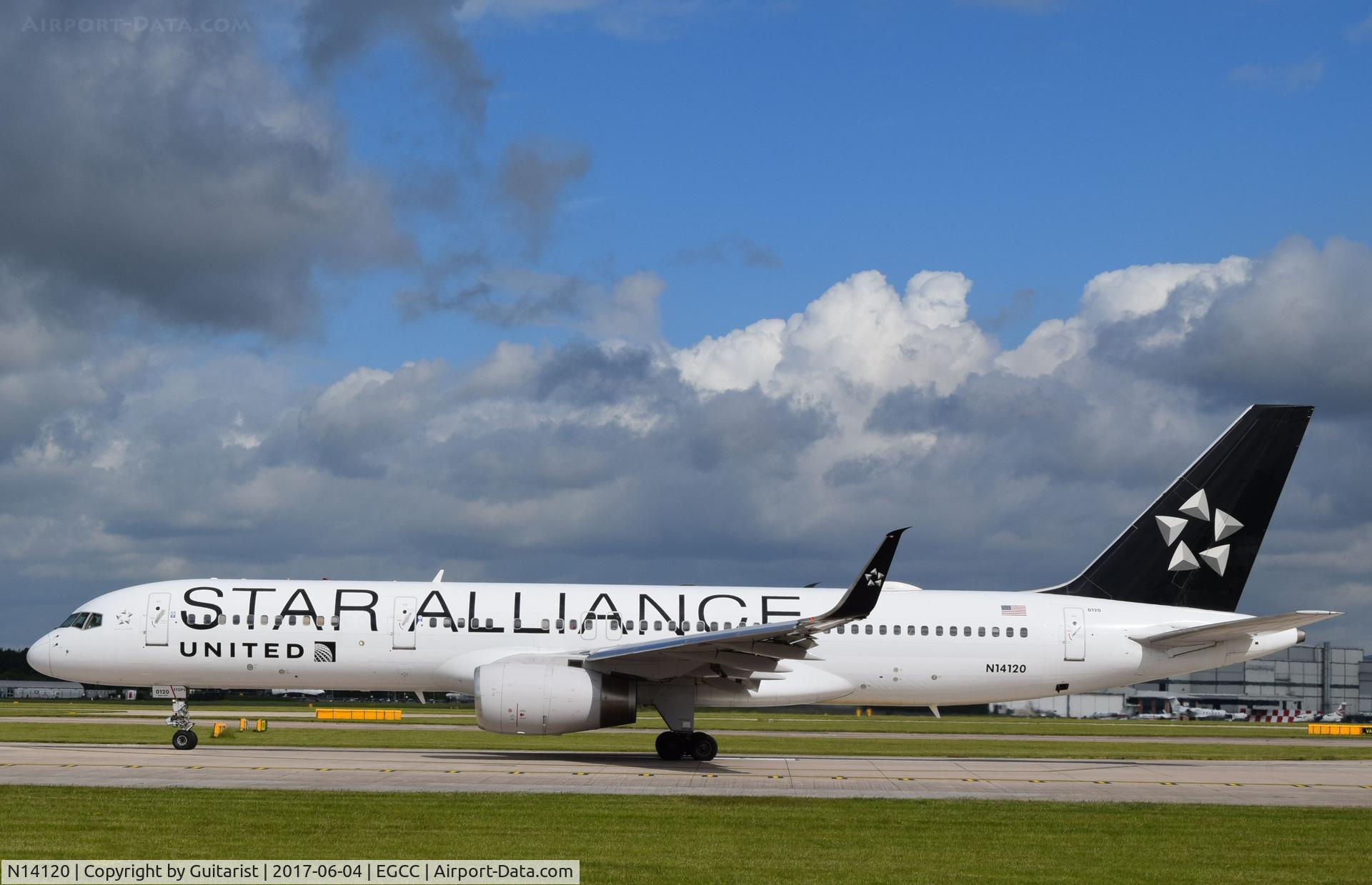 N14120, 1997 Boeing 757-224 C/N 27562, At Manchester