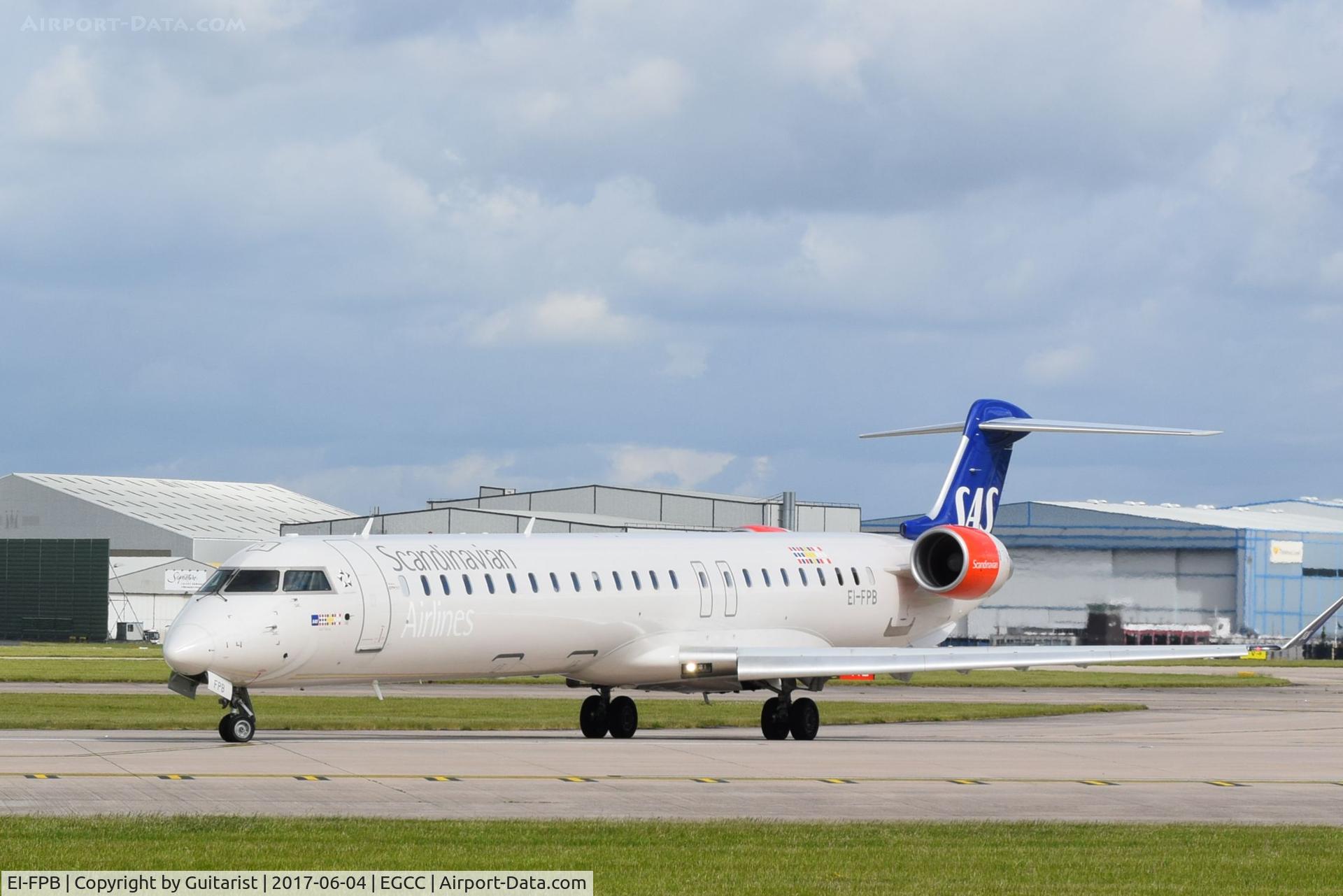 EI-FPB, 2016 Bombardier CRJ-900LR (CL-600-2D24) C/N 15399, At Manchester