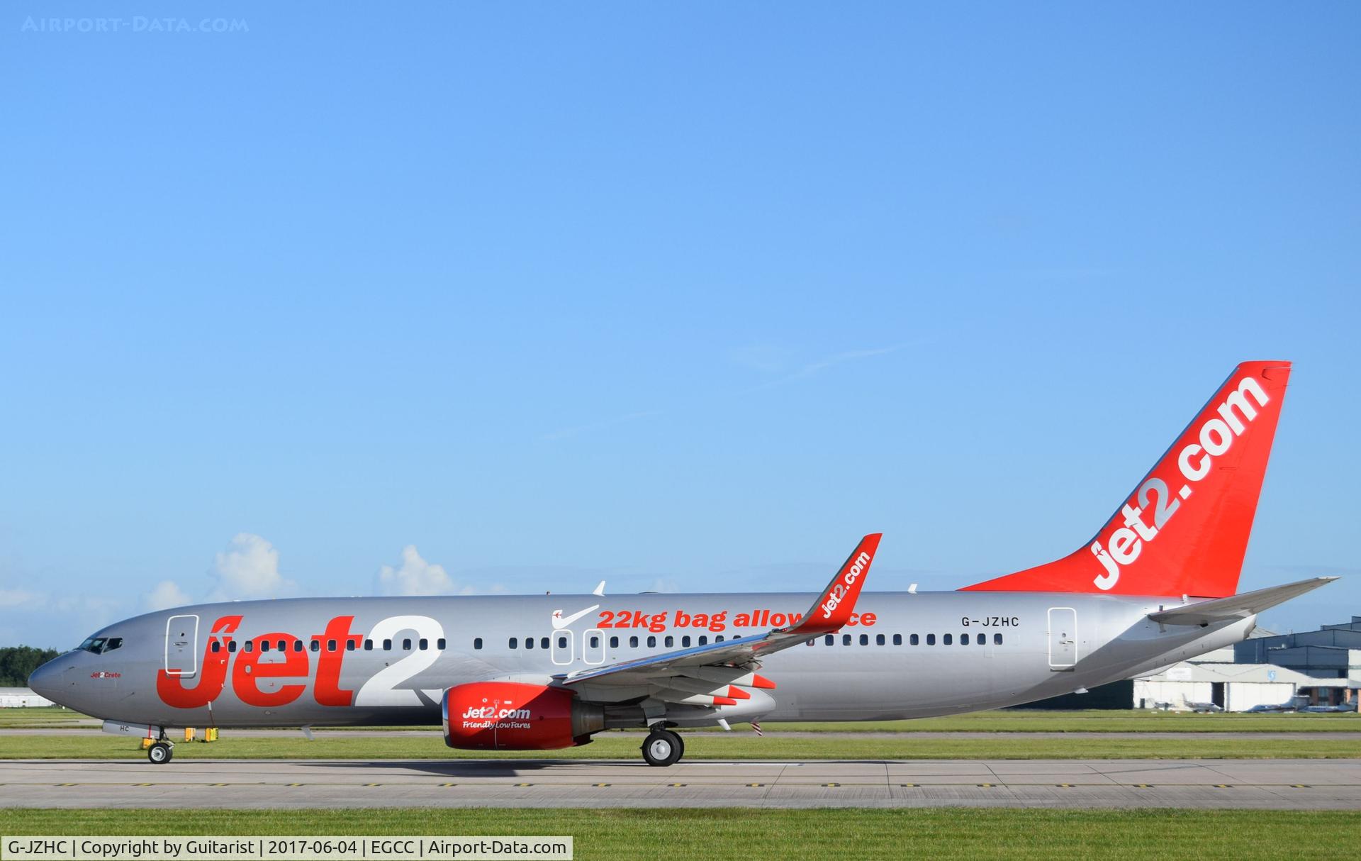 G-JZHC, 2000 Boeing 737-8K5 C/N 30593, At Manchester