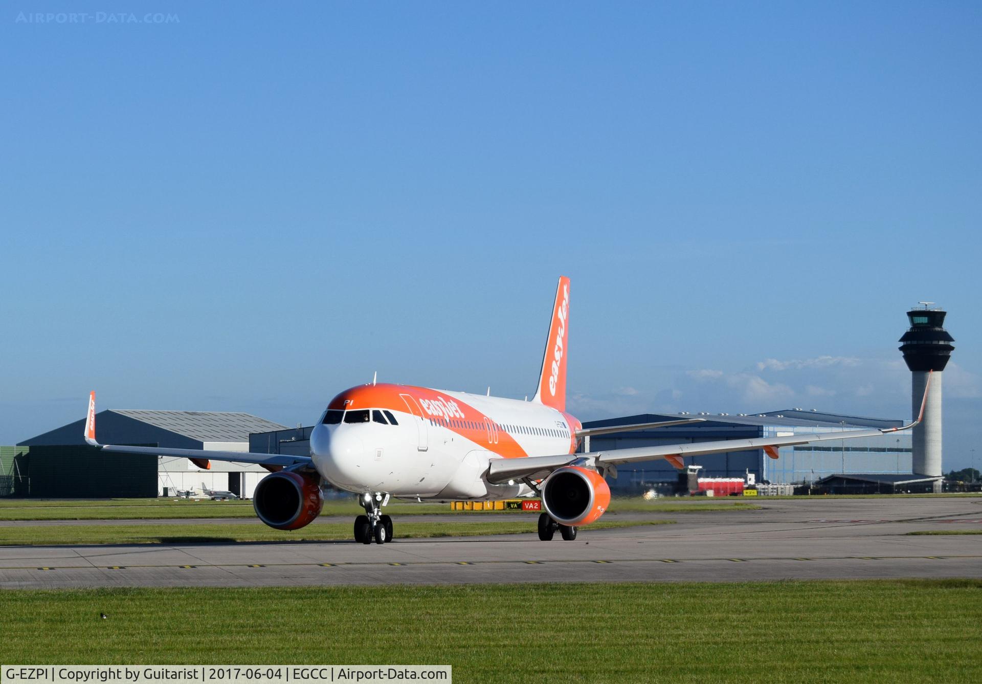 G-EZPI, 2016 Airbus A320-214 C/N 7104, At Manchester