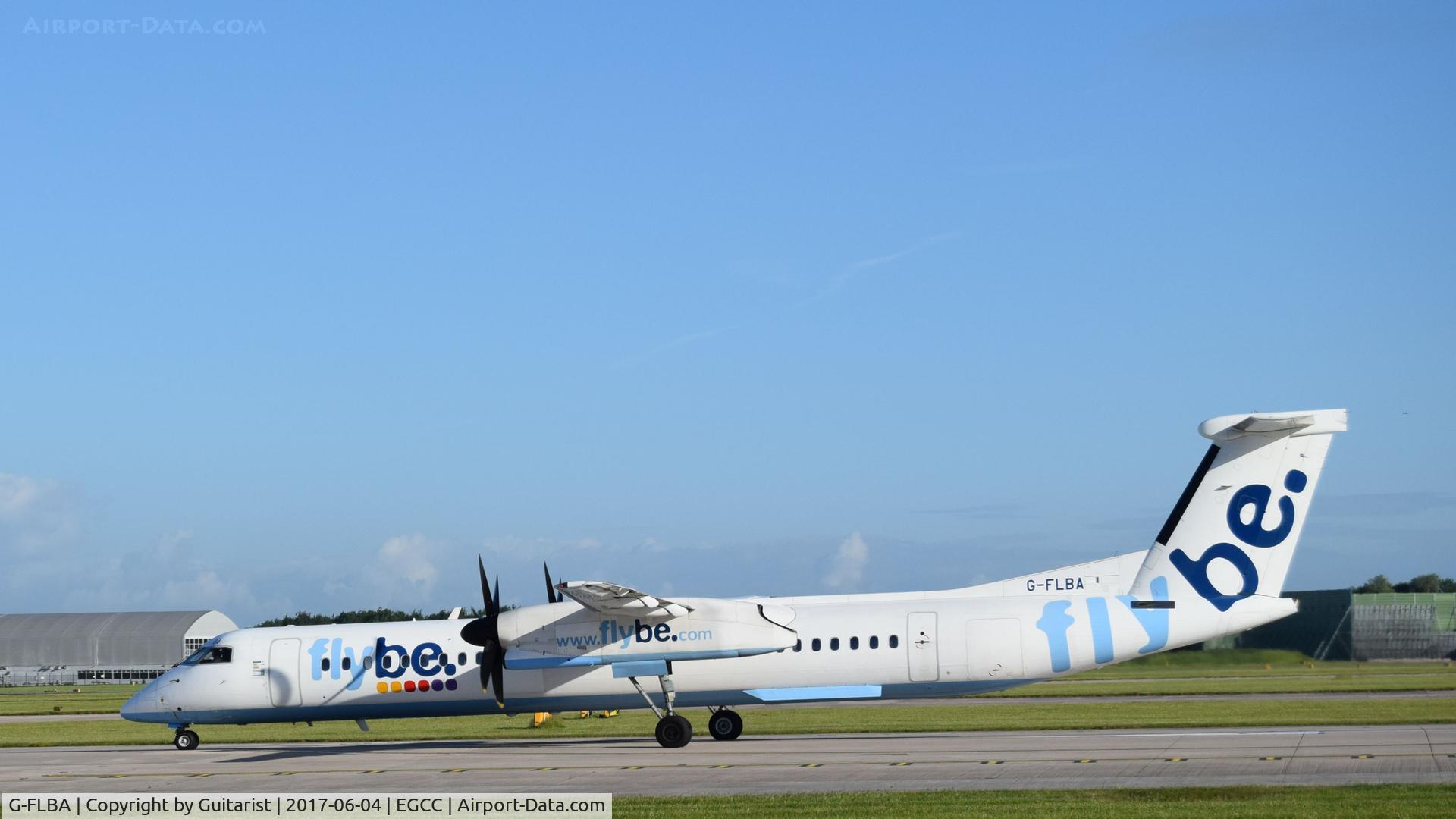 G-FLBA, 2009 De Havilland Canada DHC-8-402Q Dash 8 C/N 4253, At Manchester