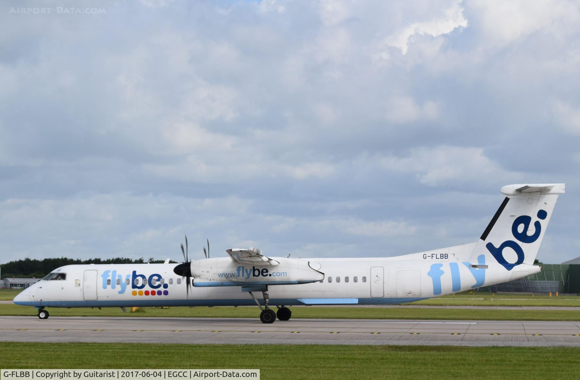 G-FLBB, 2009 De Havilland Canada DHC-8-402Q Dash 8 C/N 4255, At Manchester