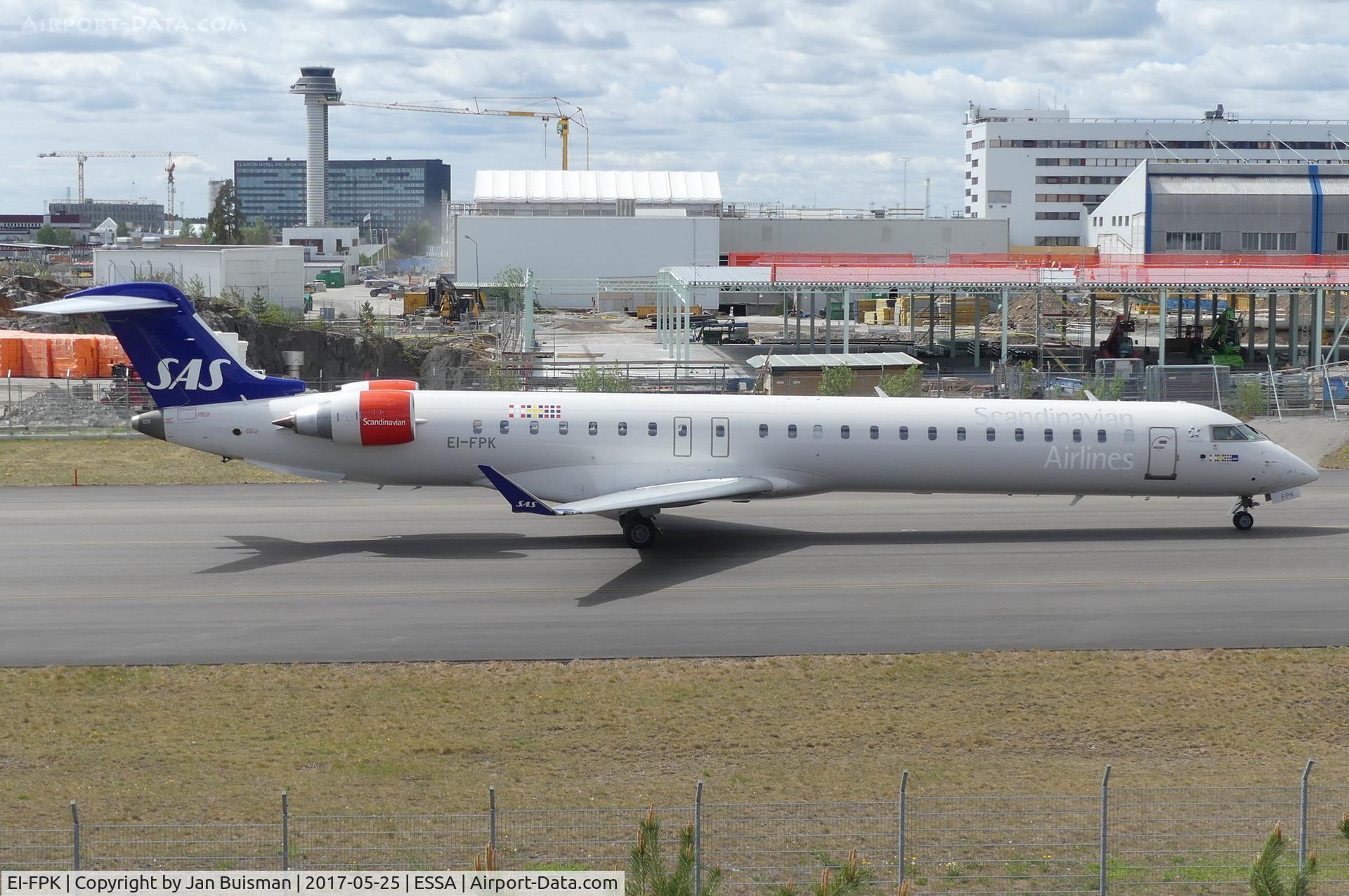 EI-FPK, 2016 Bombardier CRJ-900LR (CL-600-2D24) C/N 15428, SAS delivered March 2017
