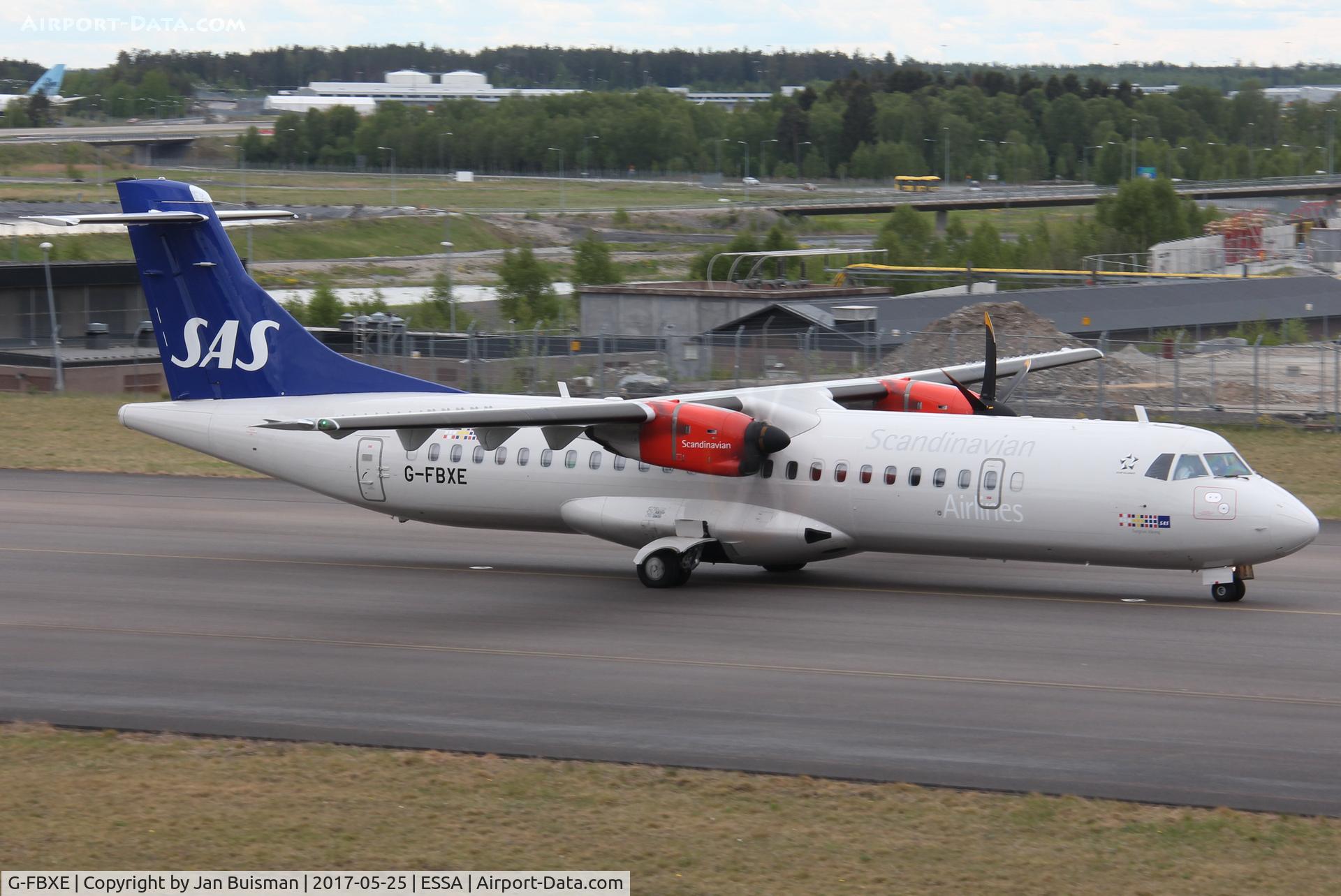 G-FBXE, 2016 ATR 72-212A C/N 1322, SAS Scandinavian Airlines