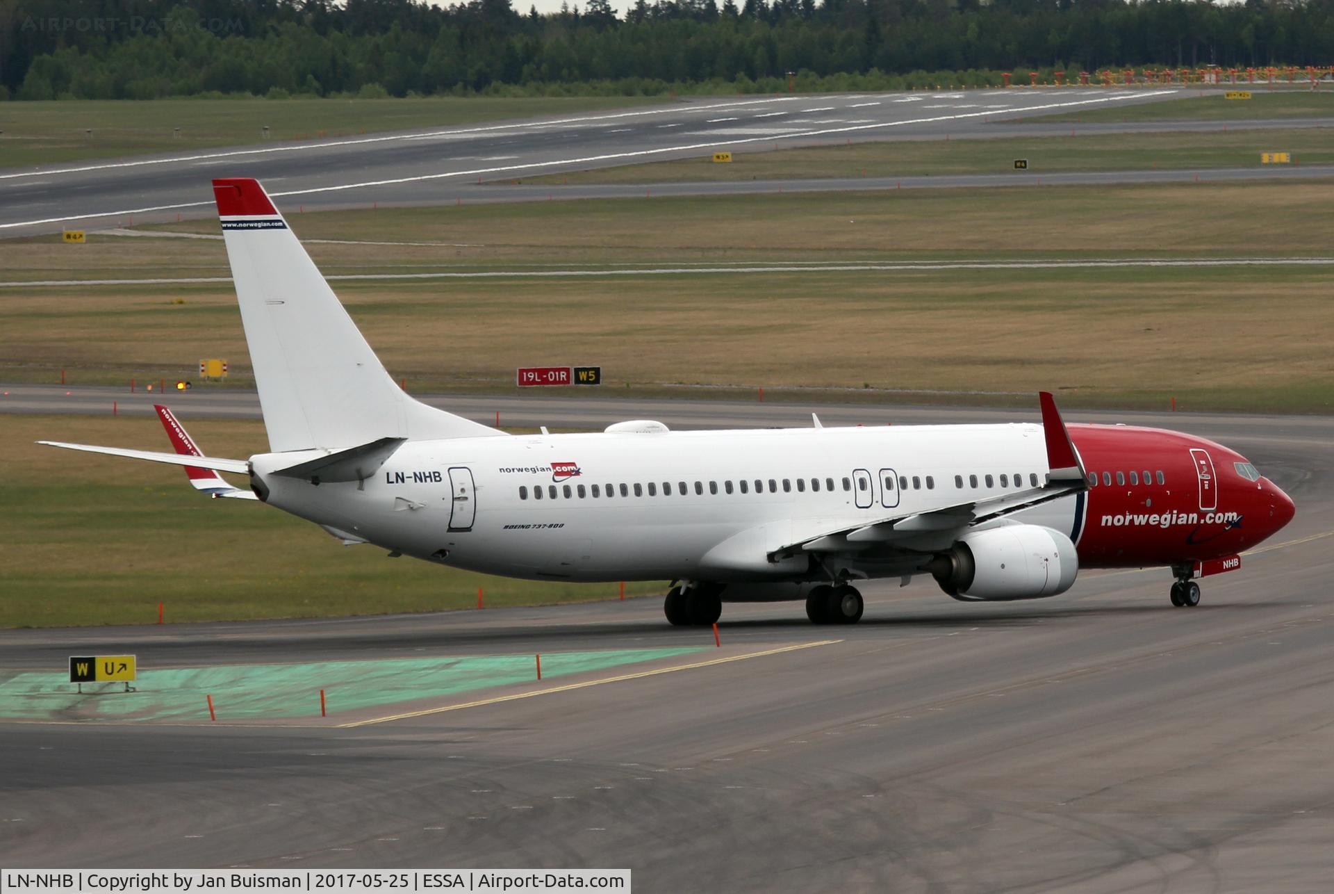 LN-NHB, 2014 Boeing 737-8JP C/N 41134, Norwegian