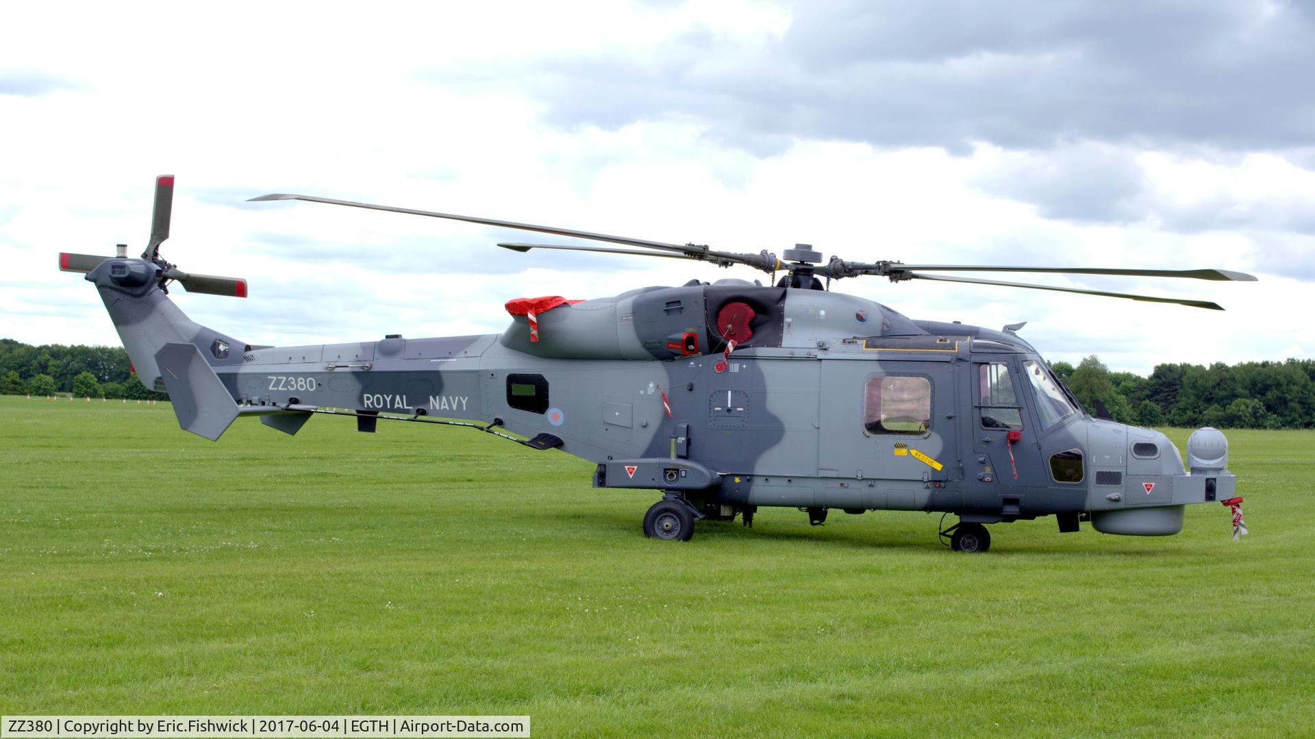 ZZ380, 2013 AgustaWestland AW-159 Wildcat HMA.2 C/N 499, 2. ZZ380 at Shuttleworth Collection's 'Fly Navy,' June 2017.