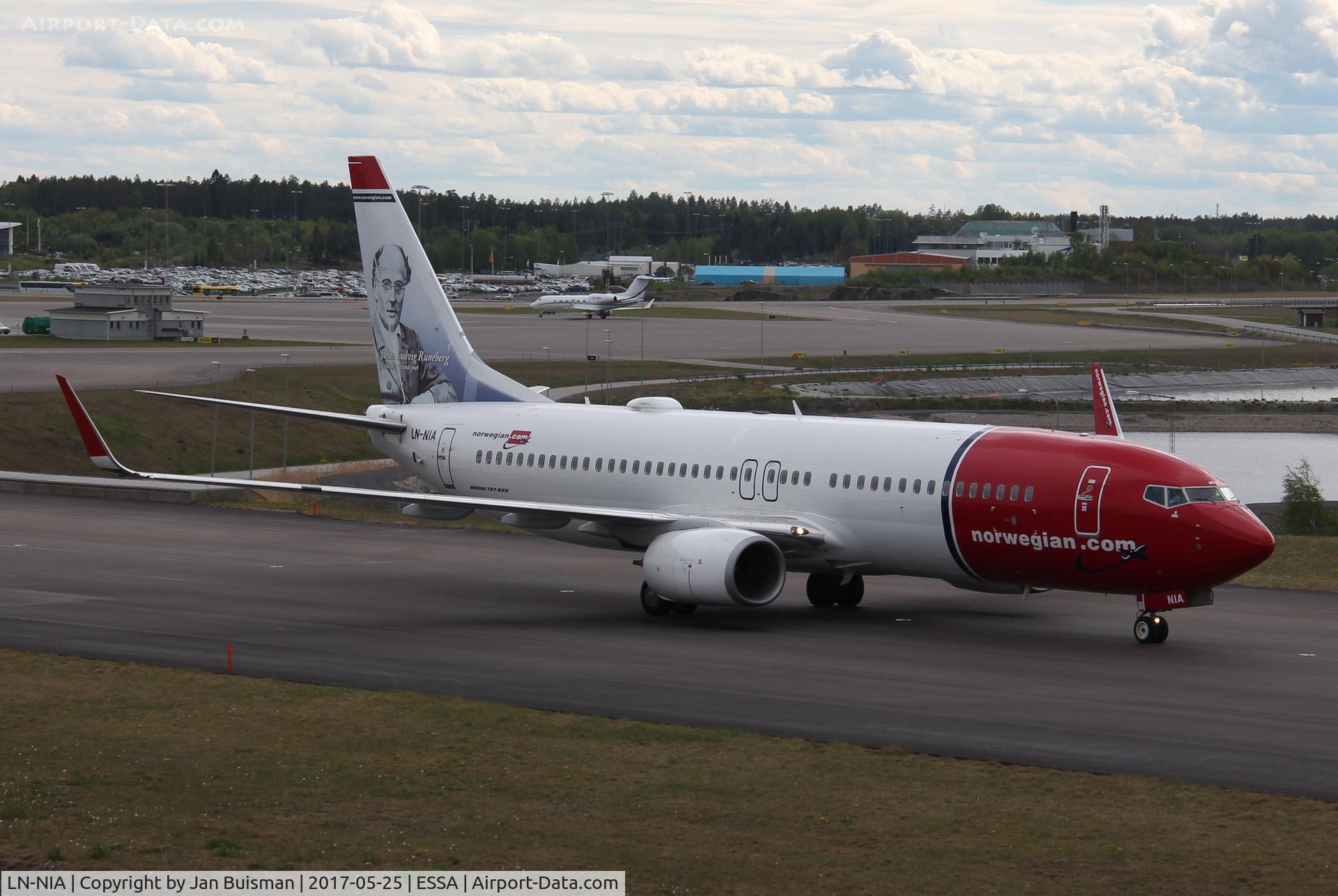 LN-NIA, 2012 Boeing 737-8JP C/N 39444, Norwegian