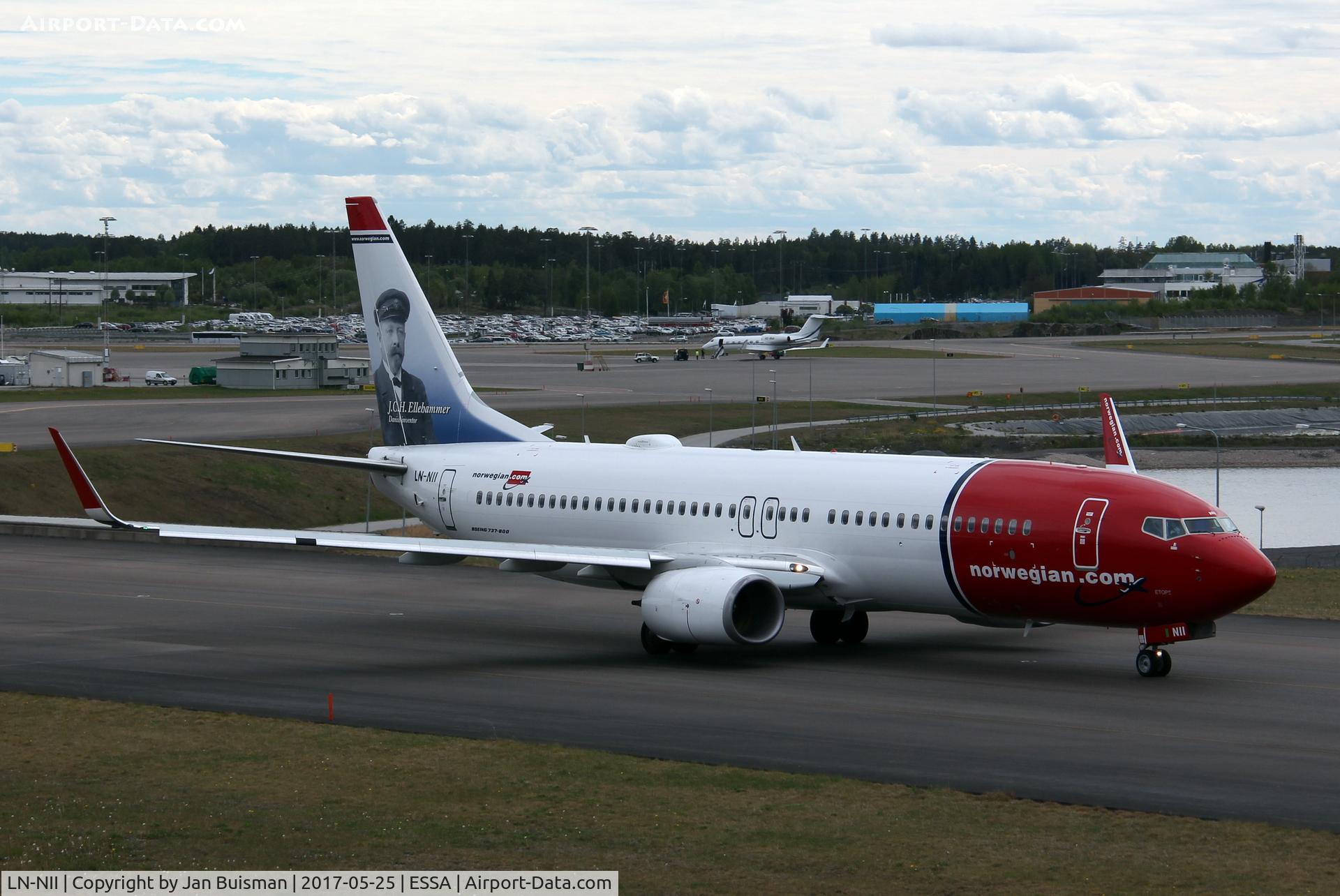 LN-NII, 2014 Boeing 737-8JP C/N 43877, Norwegian