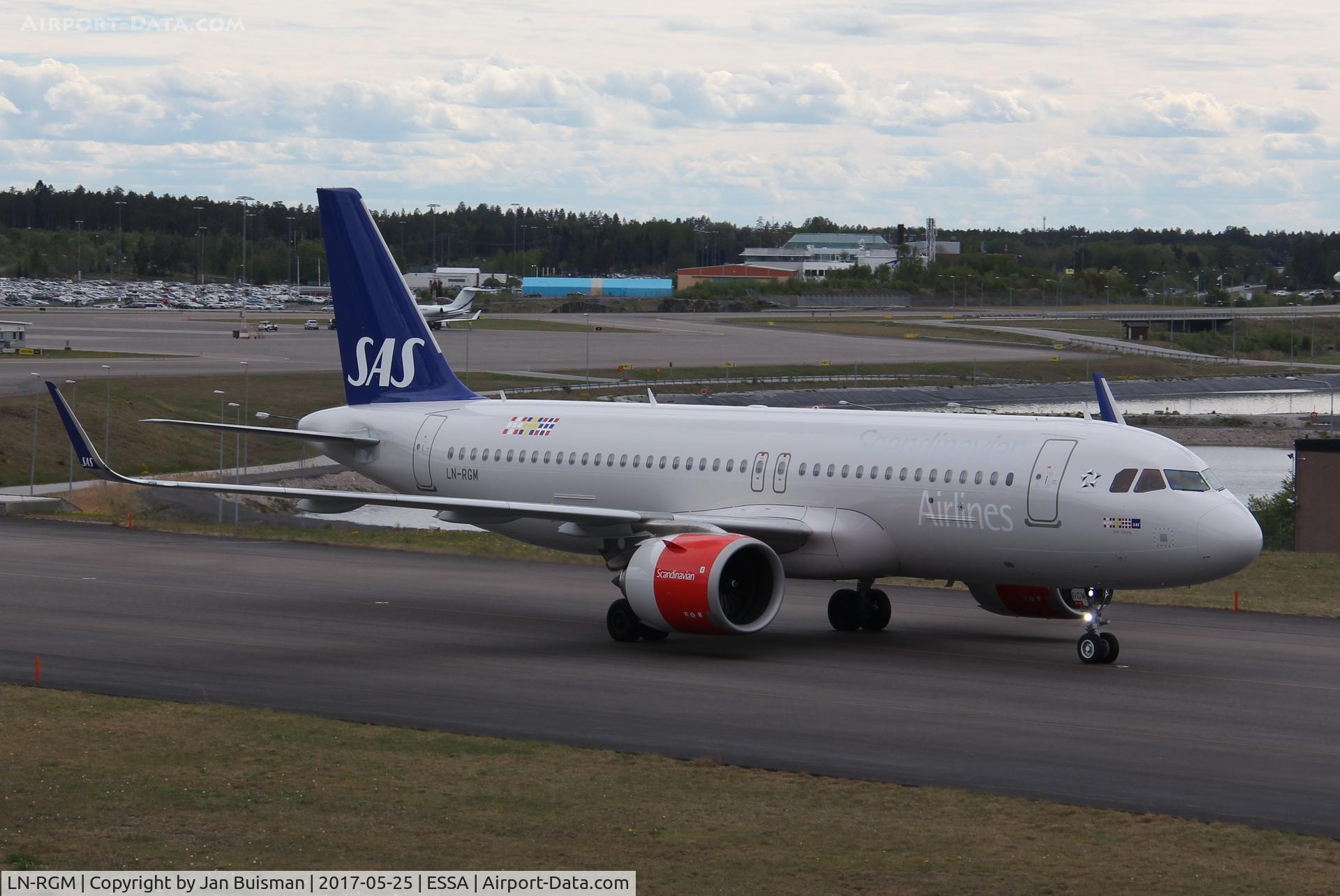 LN-RGM, 2016 Airbus A320-251N C/N 7277, SAS Scandinavian Airlines