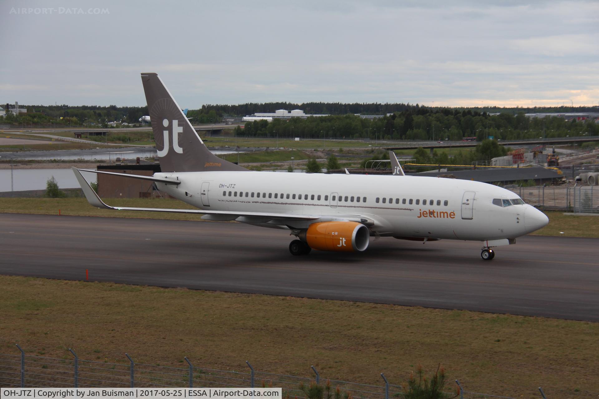 OH-JTZ, 1999 Boeing 737-73S C/N 29083, Jettime Finland