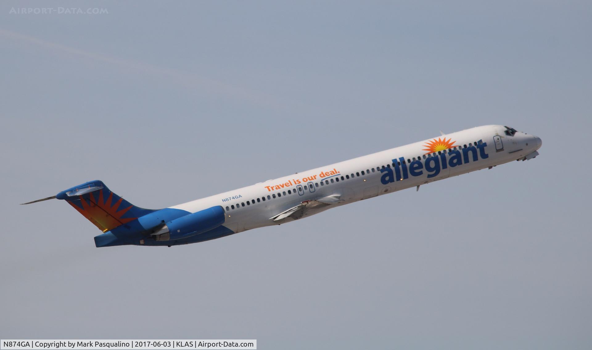 N874GA, 1987 McDonnell Douglas MD-83 (DC-9-83) C/N 49643, MD-83