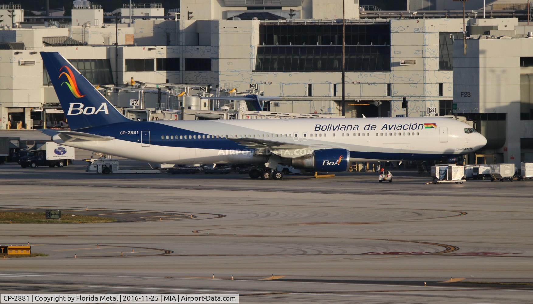 CP-2881, 1994 Boeing 767-33A/ER C/N 27377, Boliviana