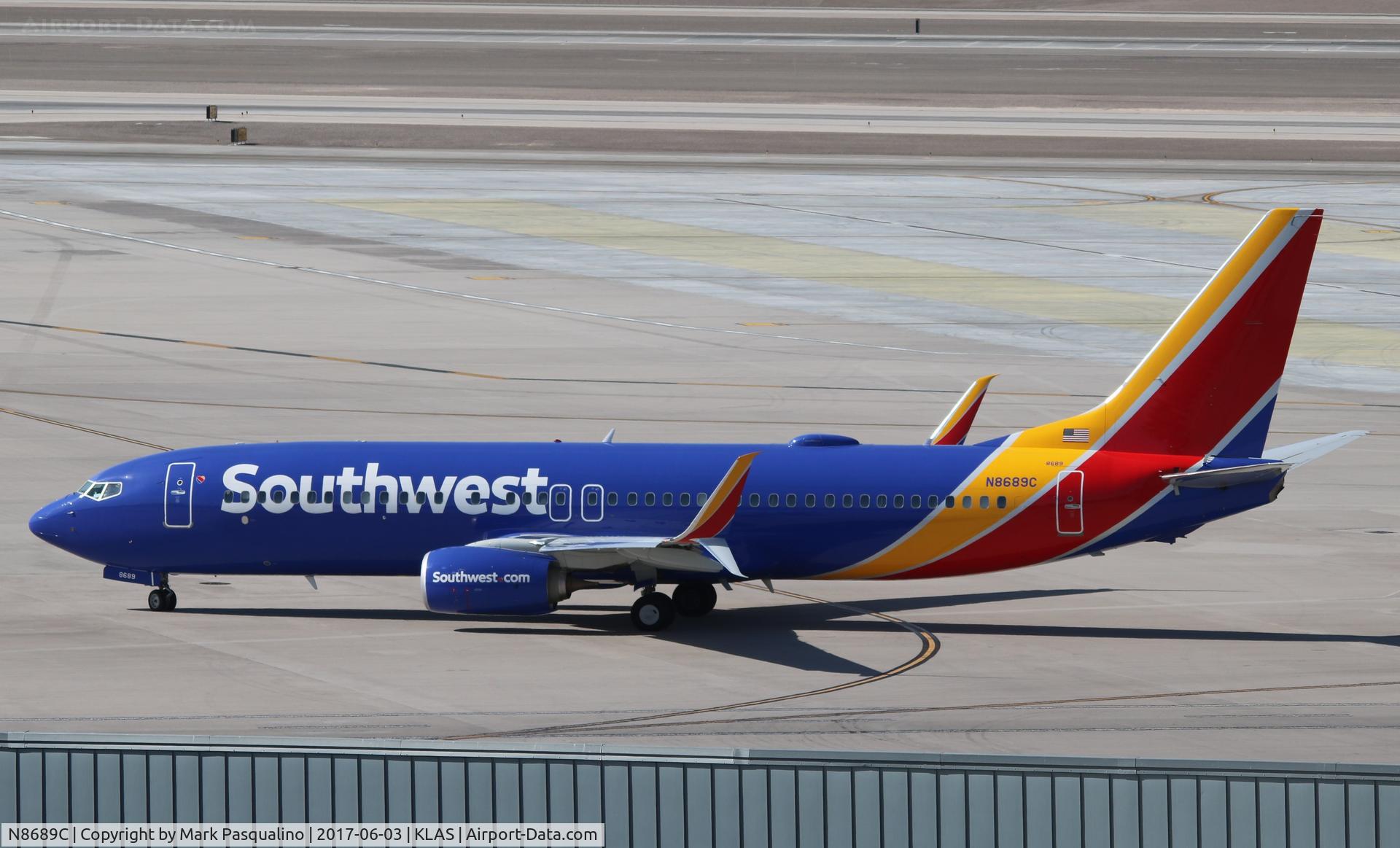 N8689C, 2016 Boeing 737-8H4 C/N 36658, Boeing 737-800
