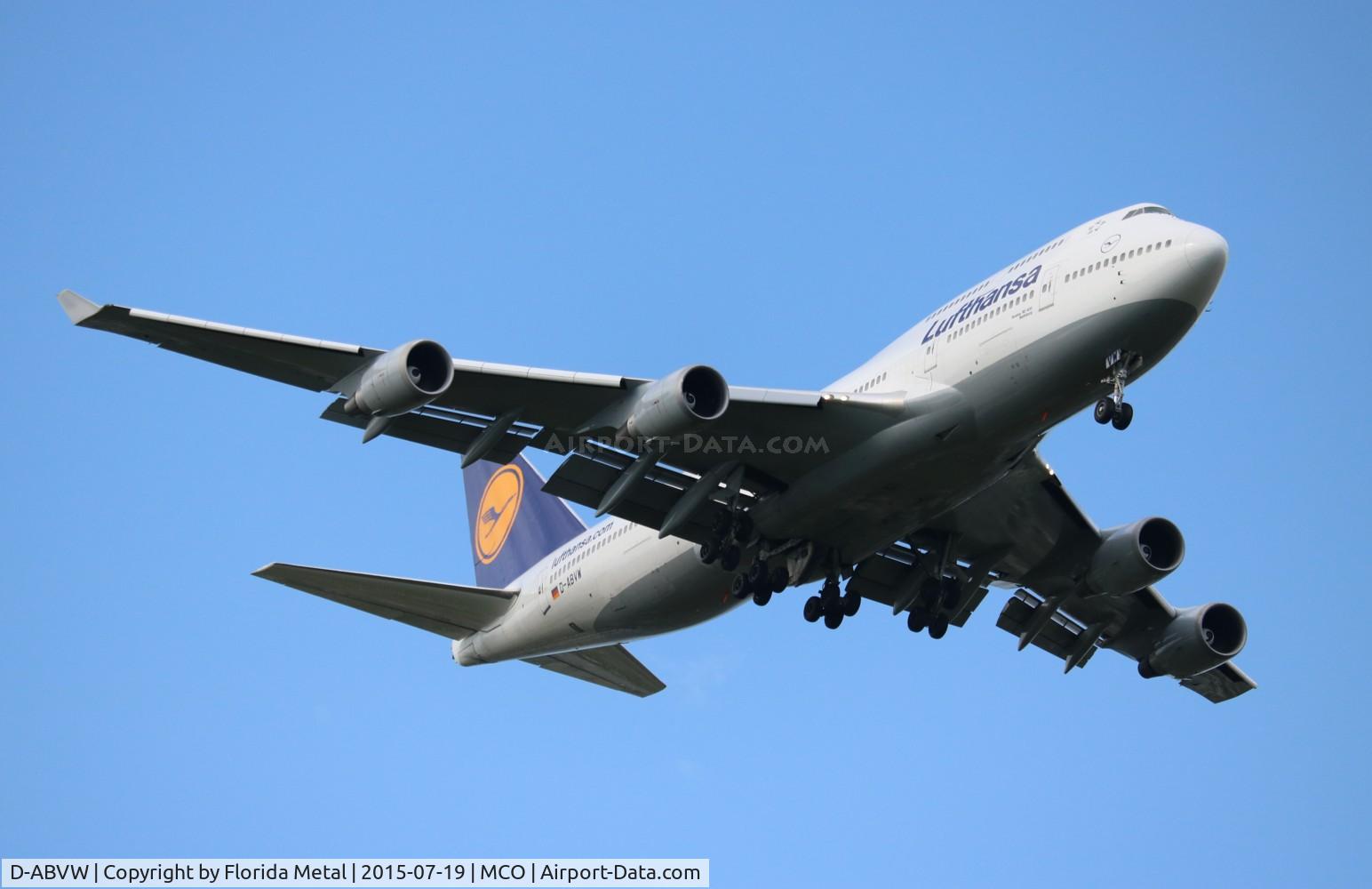 D-ABVW, 1999 Boeing 747-430 C/N 29493, Lufthansa