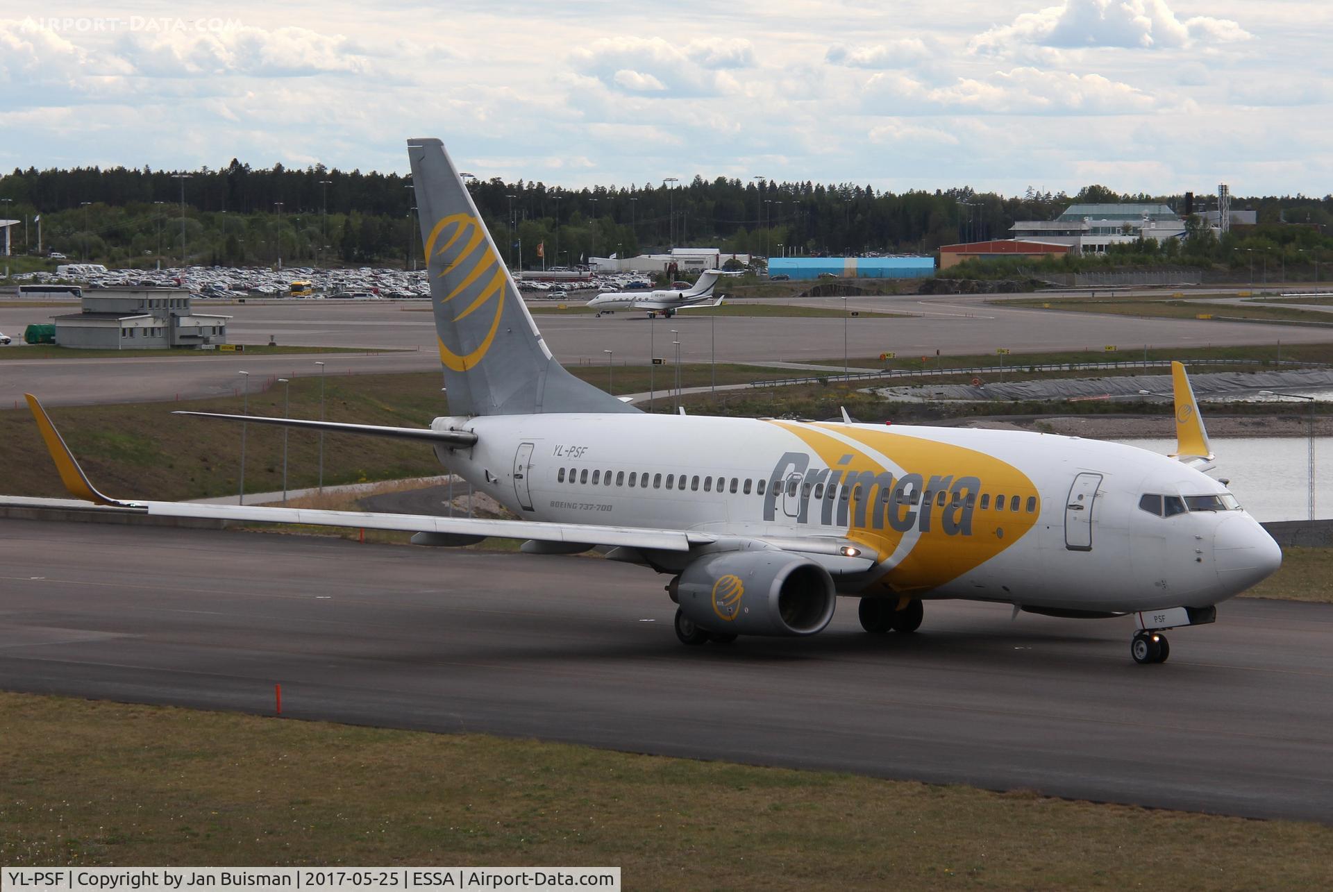 YL-PSF, 1998 Boeing 737-7Q8 C/N 28210, Primera Air Nordic