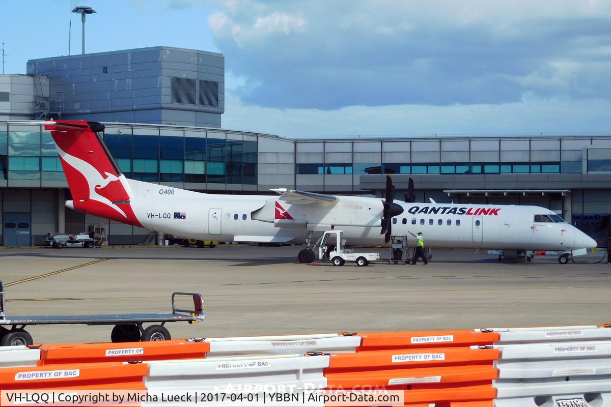 VH-LQQ, 2014 Bombardier DHC-8-402 Dash 8 C/N 4461, At Brisbane