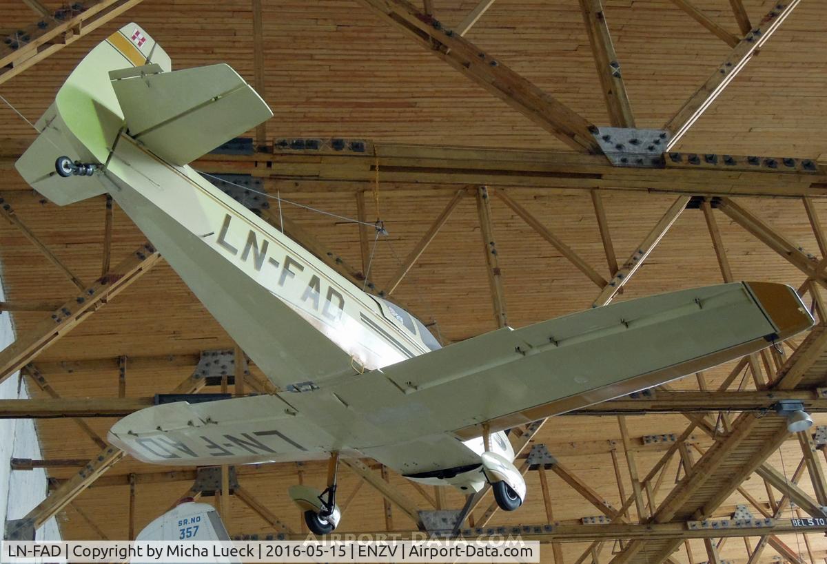 LN-FAD, Piel CP-301C Emeraude C/N L-355/67, At the Flyhistorisk Museum in Stavanger