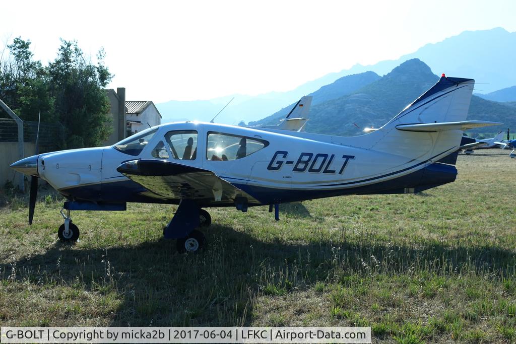 G-BOLT, 1978 Rockwell Commander 114 C/N 14428, Parked