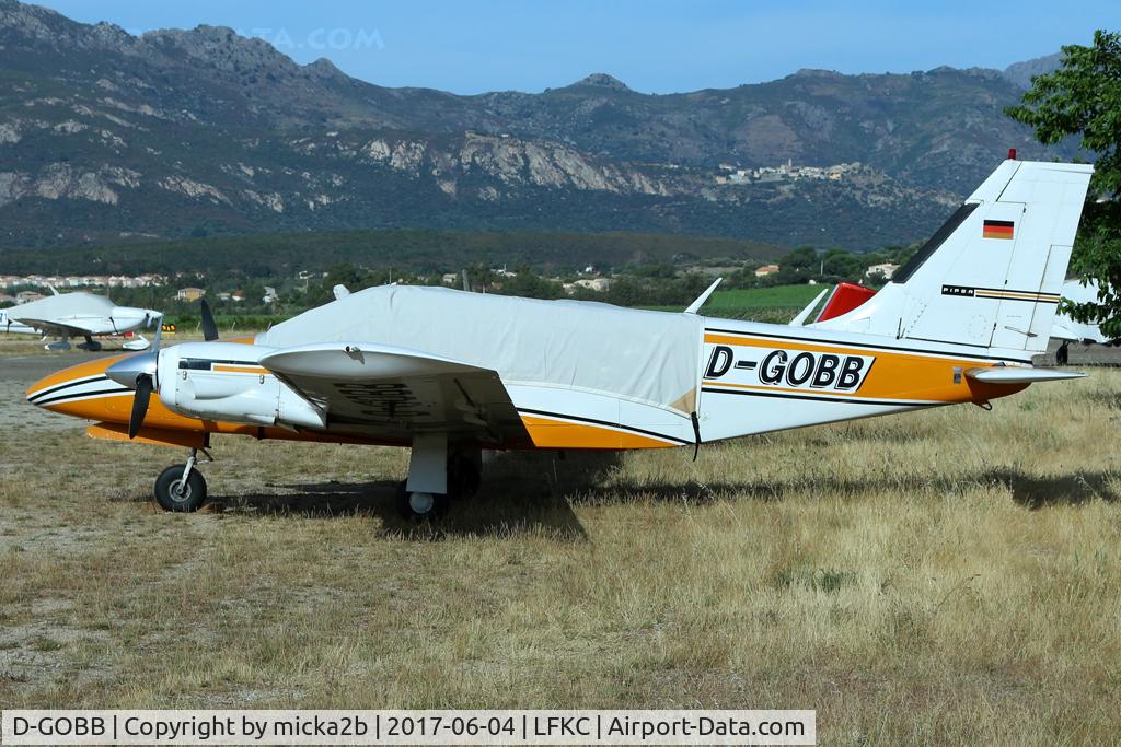 D-GOBB, 1973 Piper PA-34-200 Seneca C/N 34-7350253, Parked