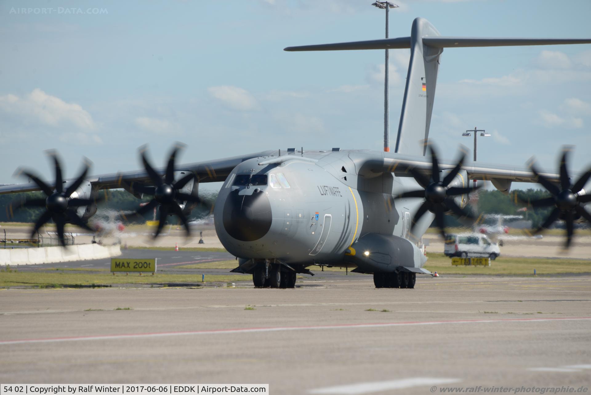 54 02, 2015 Airbus A400M Atlas C/N 029, Airbus A400M - GAF German Air Force - 029 - 54+02 - 06.06.2017 - CGN