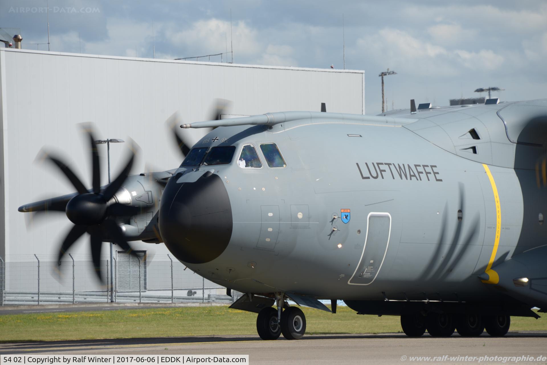 54 02, 2015 Airbus A400M Atlas C/N 029, Airbus A400M - GAF German Air Force - 029 - 54+02 - 06.06.2017 - CGN