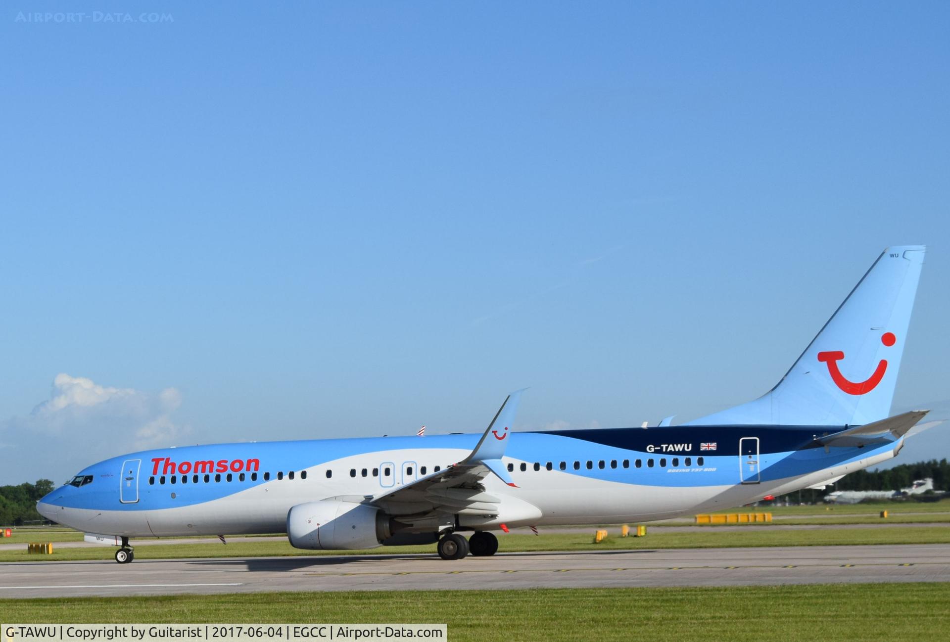 G-TAWU, 2014 Boeing 737-8K5 C/N 37263, At Manchester