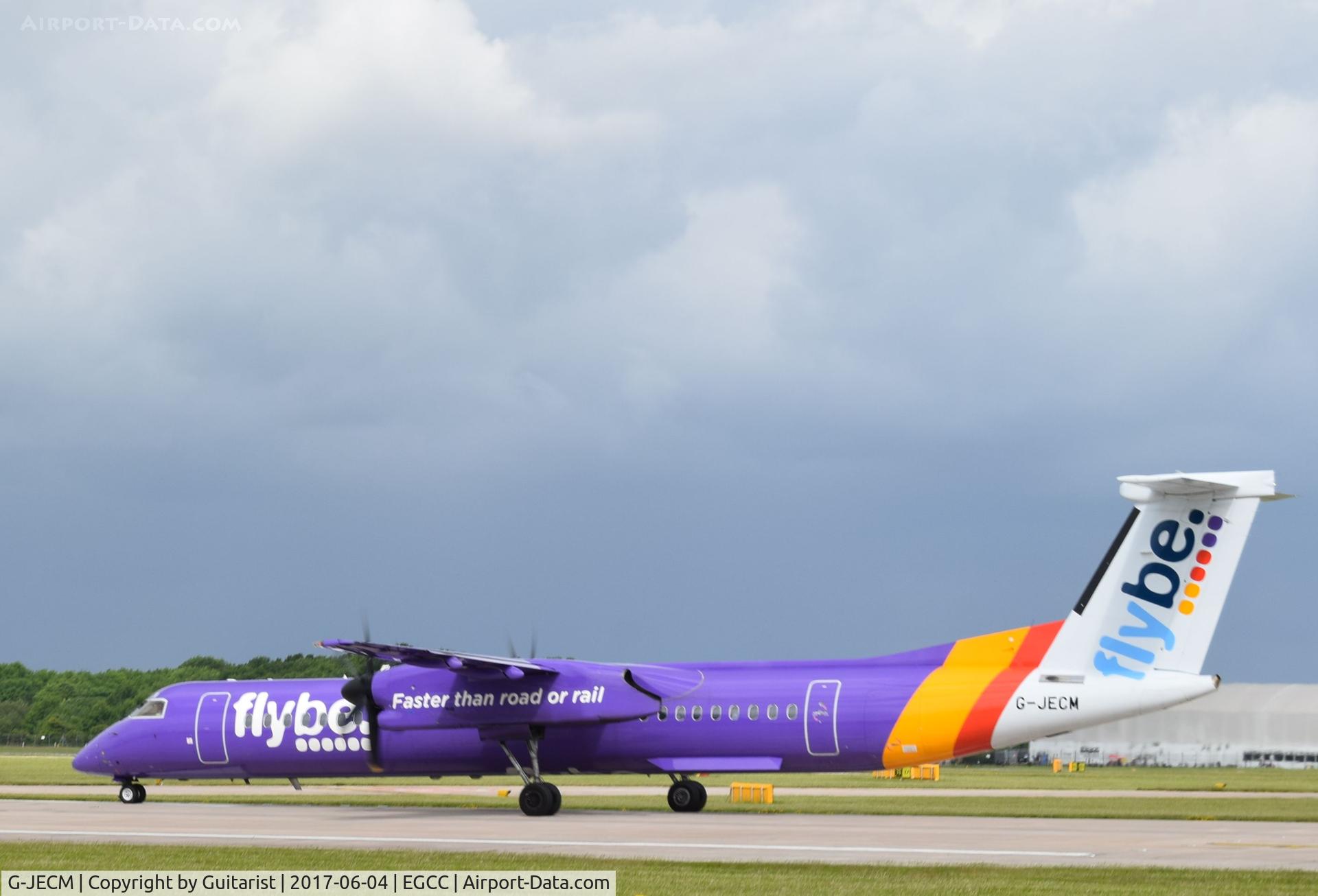 G-JECM, 2005 De Havilland Canada DHC-8-402Q Dash 8 C/N 4118, At Manchester