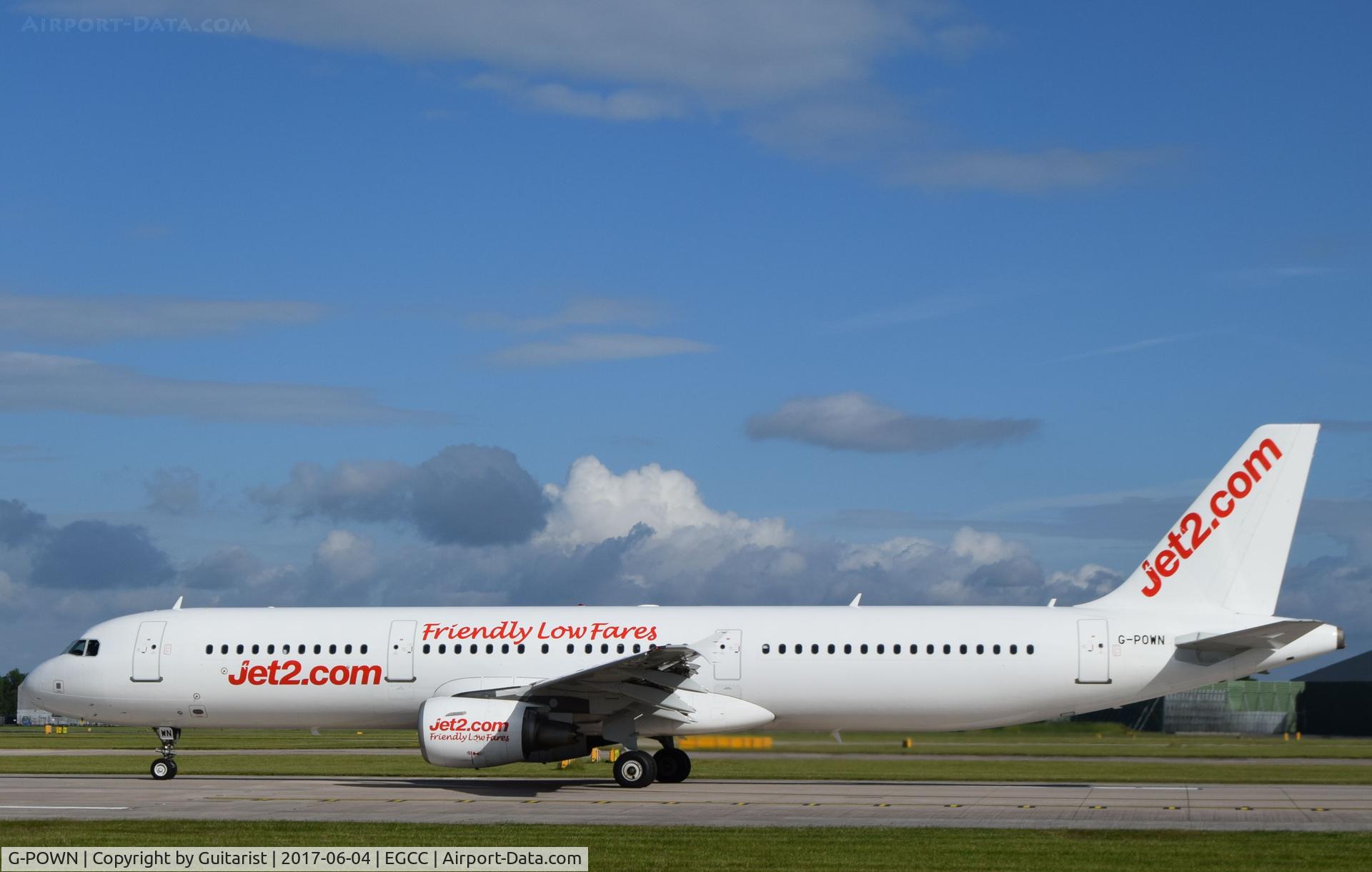 G-POWN, 2009 Airbus A321-211 C/N 3830, At Manchester