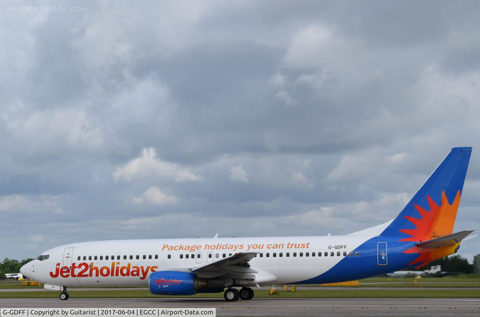 G-GDFF, 1999 Boeing 737-85P C/N 28385, At Manchester