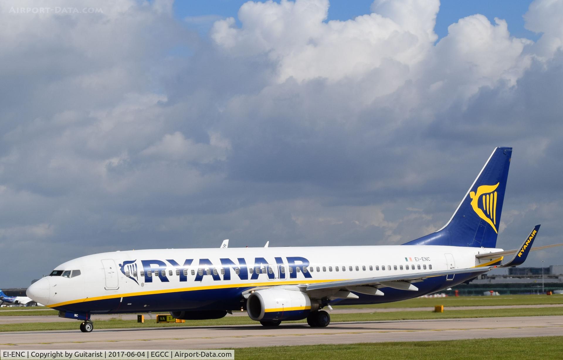 EI-ENC, 2010 Boeing 737-8AS C/N 34980, At Manchester