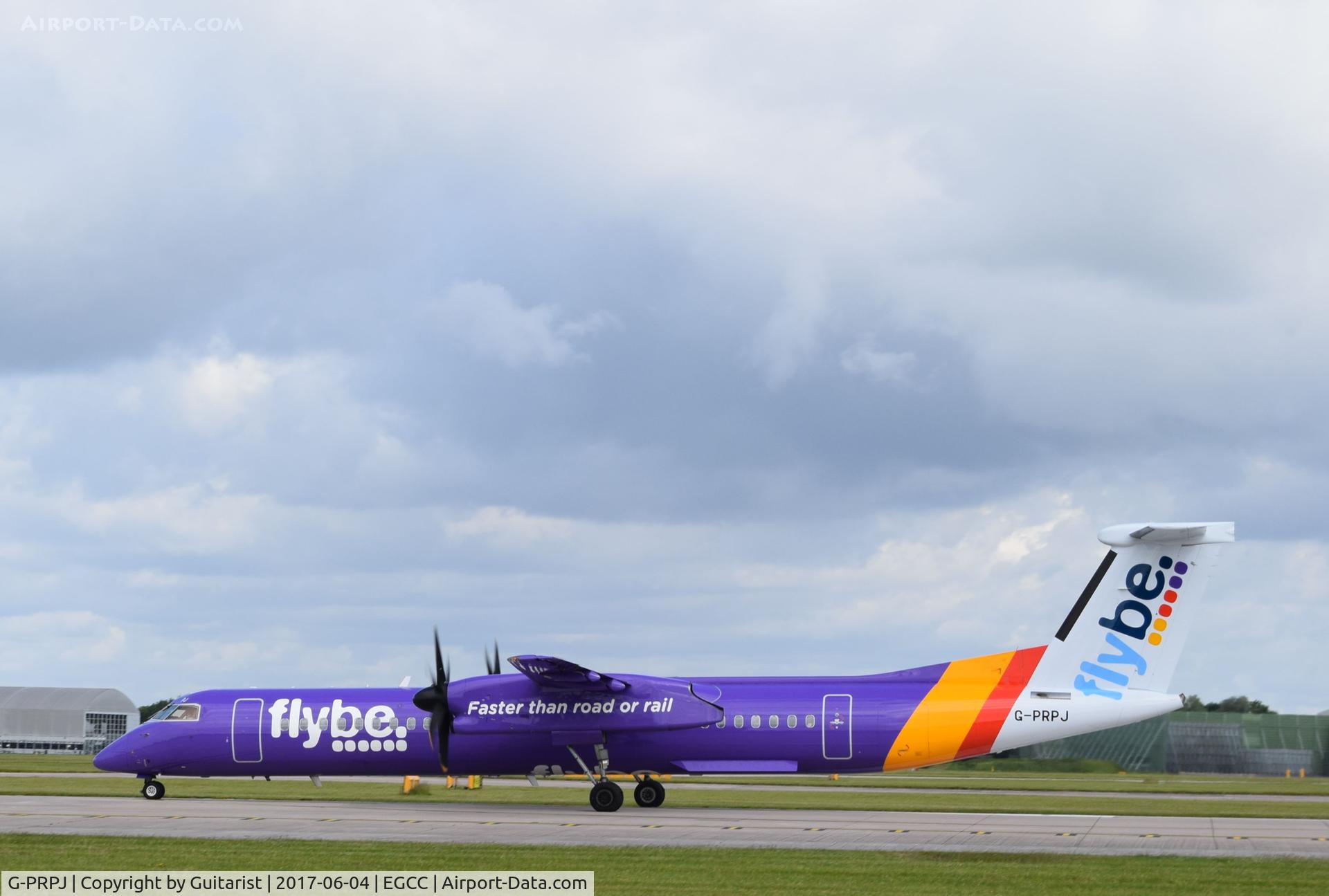 G-PRPJ, 2008 De Havilland Canada DHC-8-402 Dash 8 C/N 4202, At Manchester