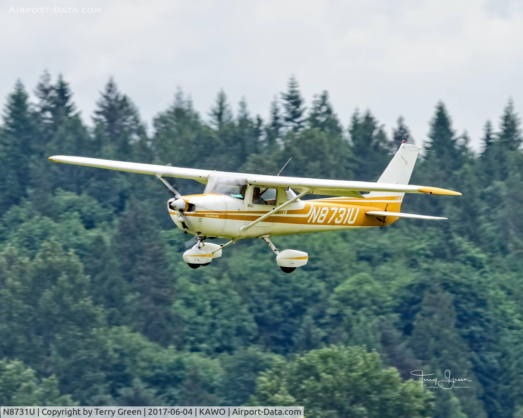 N8731U, 1976 Cessna 150M C/N 15077976, KAWO